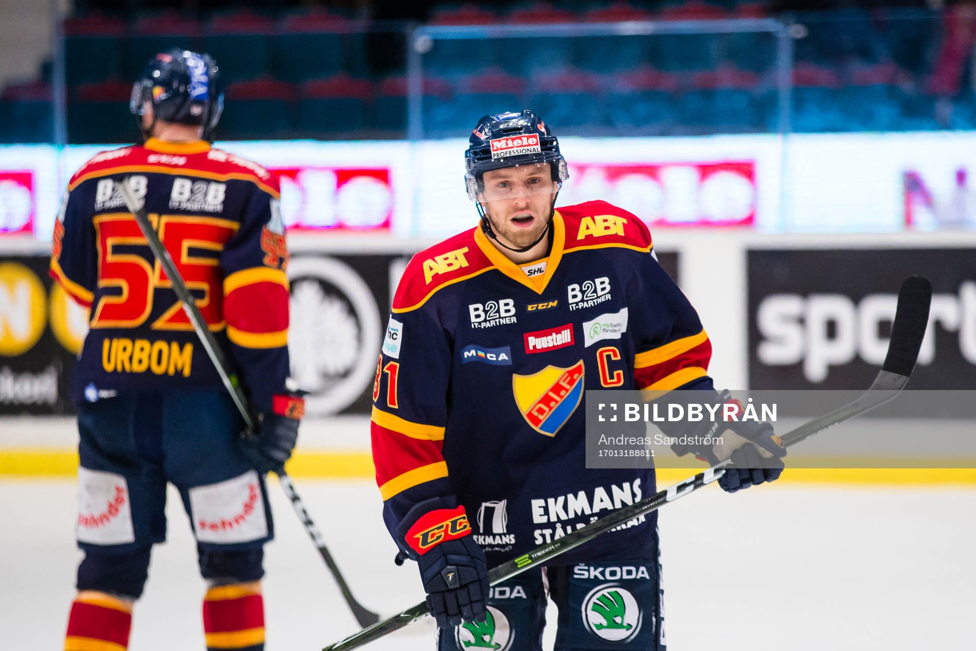 Djurgårdens Calle Ridderwall ser deppig ut
