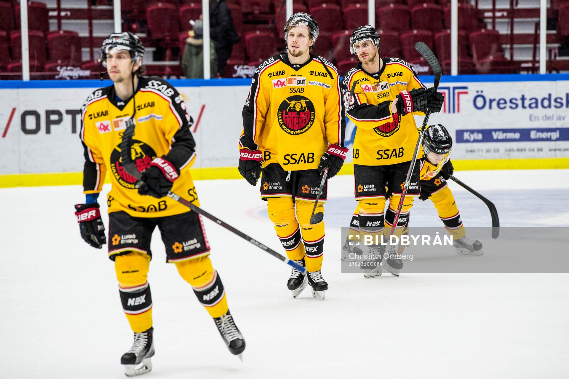 Luleås spelare deppar