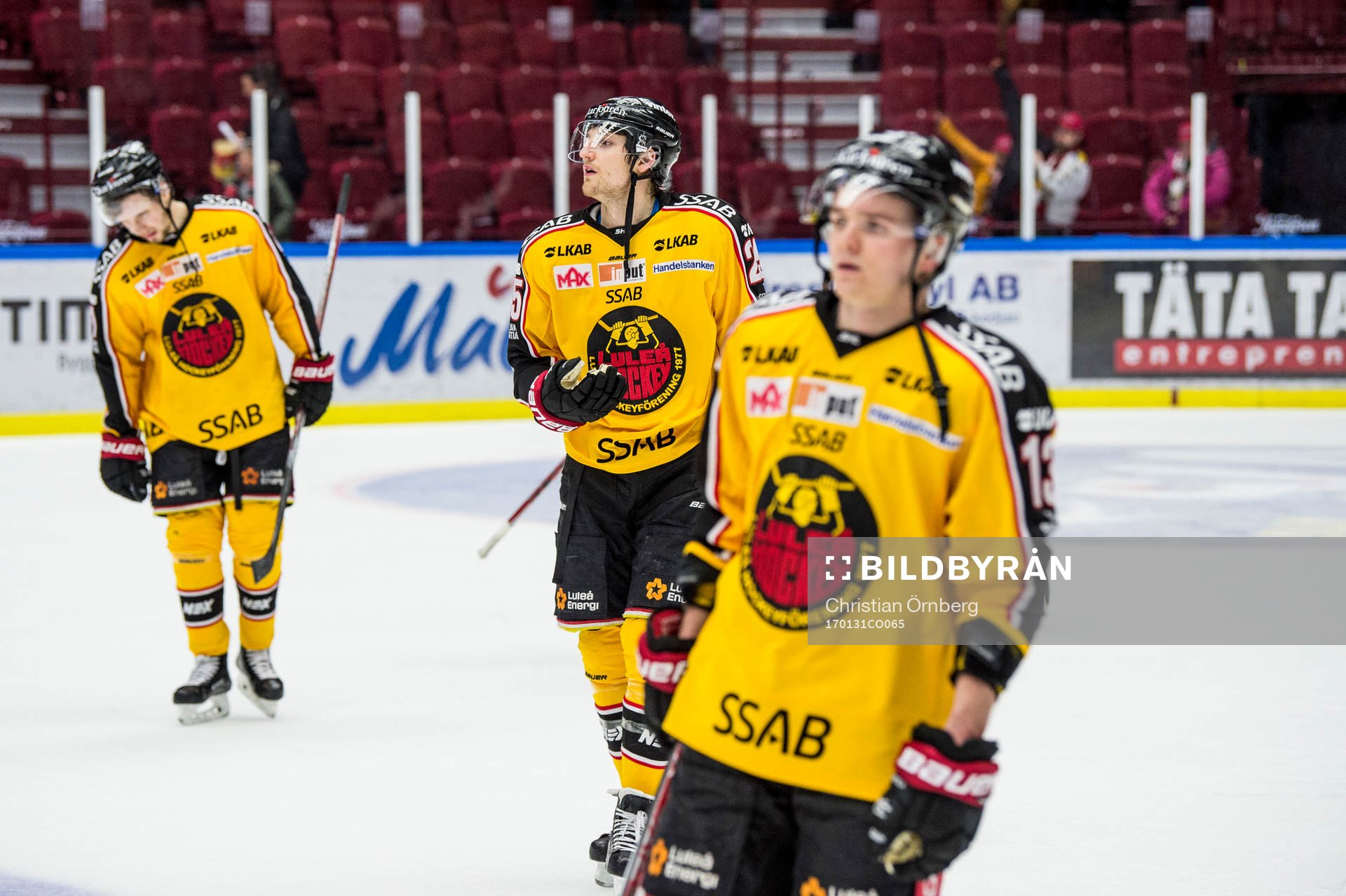 Luleås spelare deppar