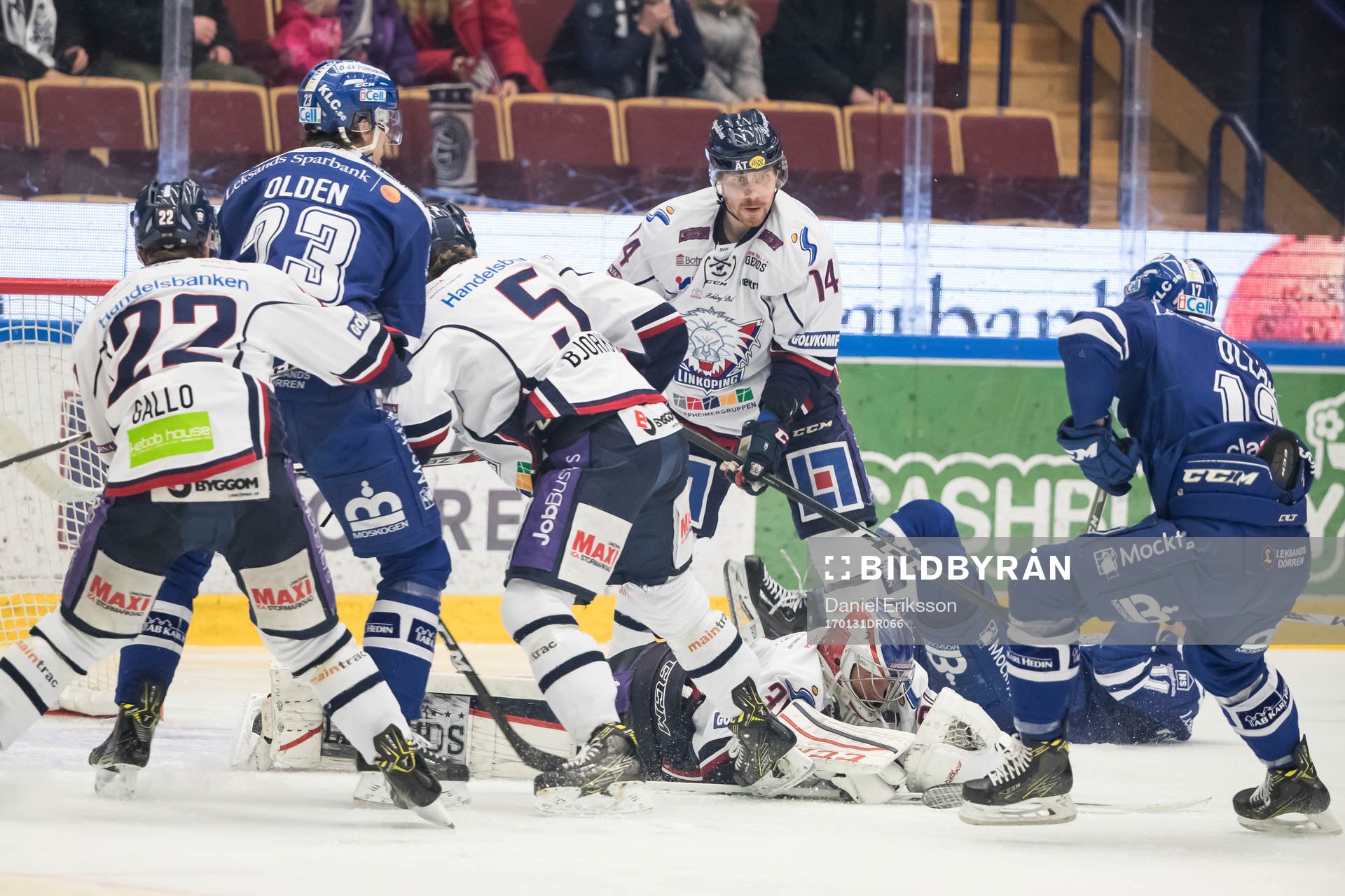 räddning av Linköpings målvakt Jacob Johansson