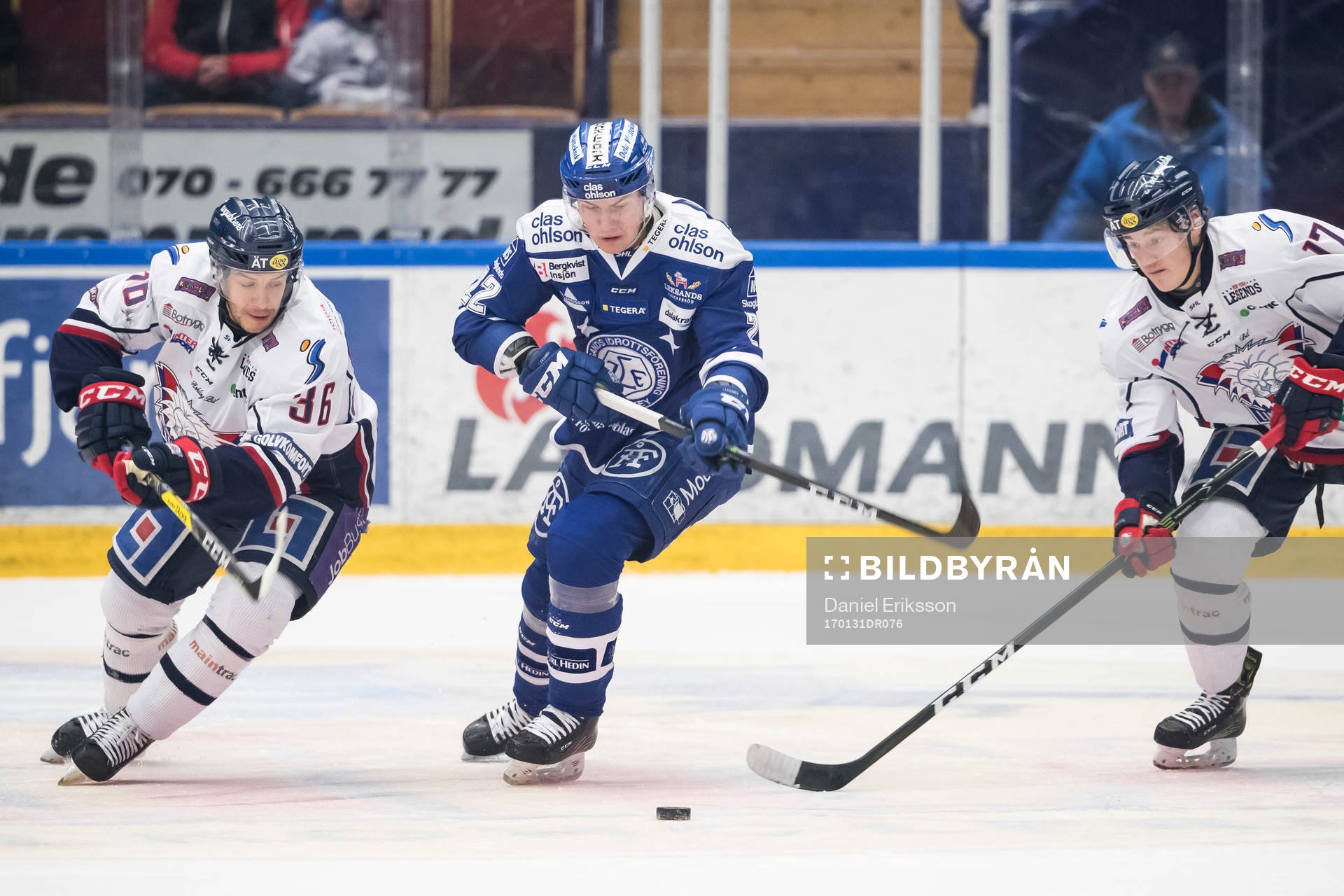 Linköpings Niklas Fogström och Leksands Martin Grönberg