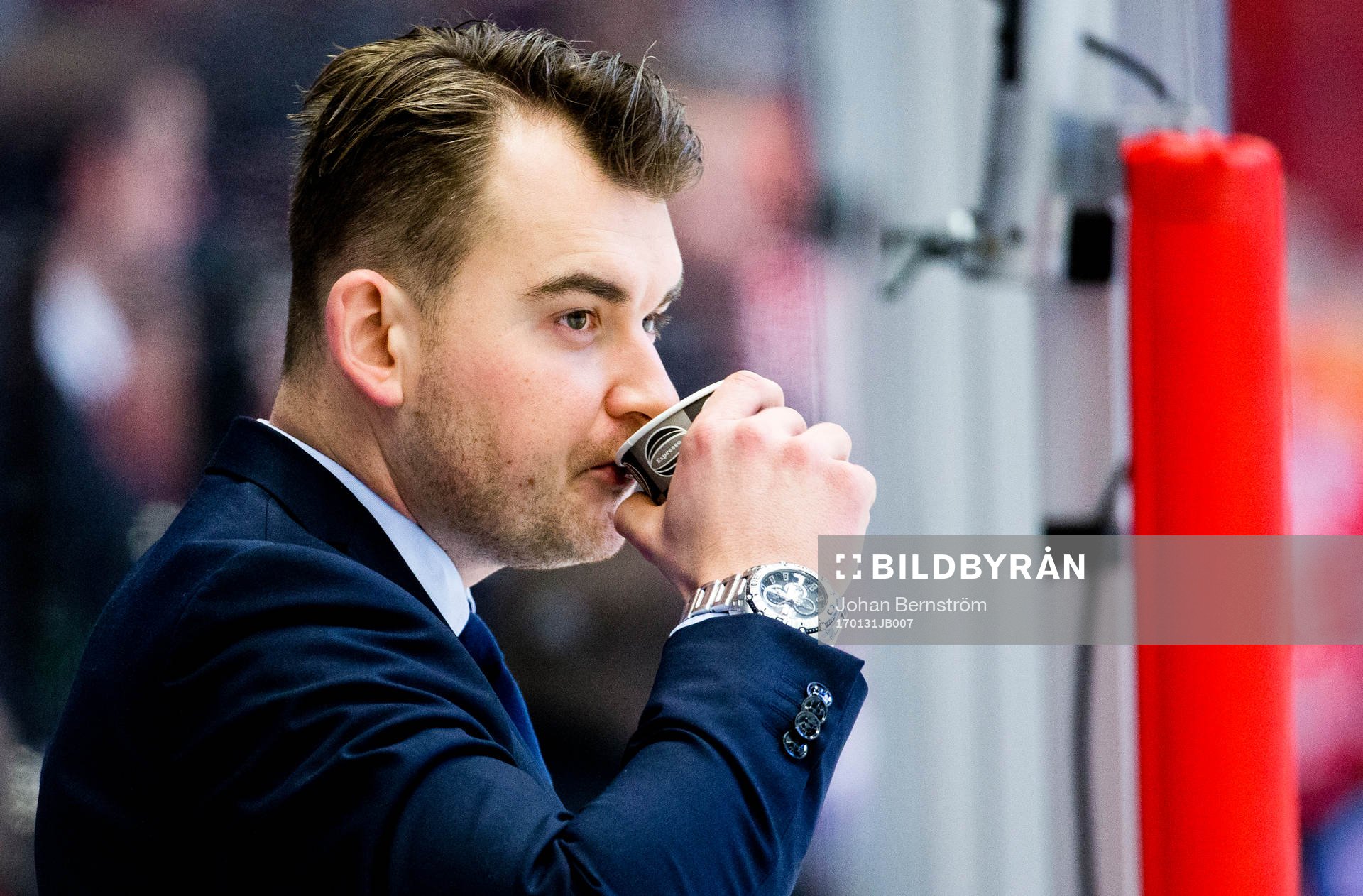 Färjestads målvaktstränare Maciej Szwoch