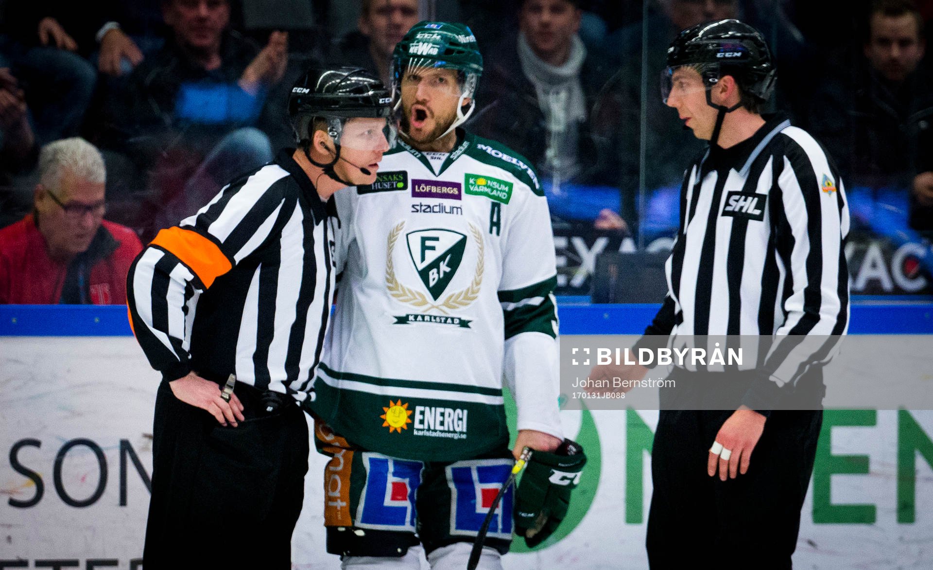 Färjestads Ole-Kristian Tollefsen fick matchstraff