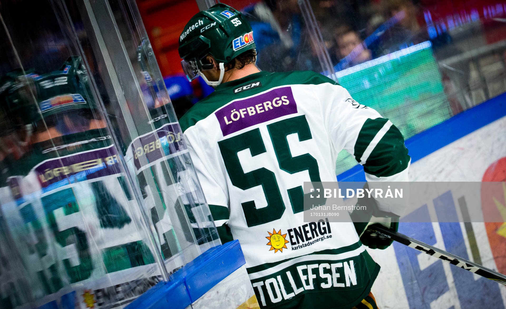 Färjestads Ole-Kristian Tollefsen fick matchstraff