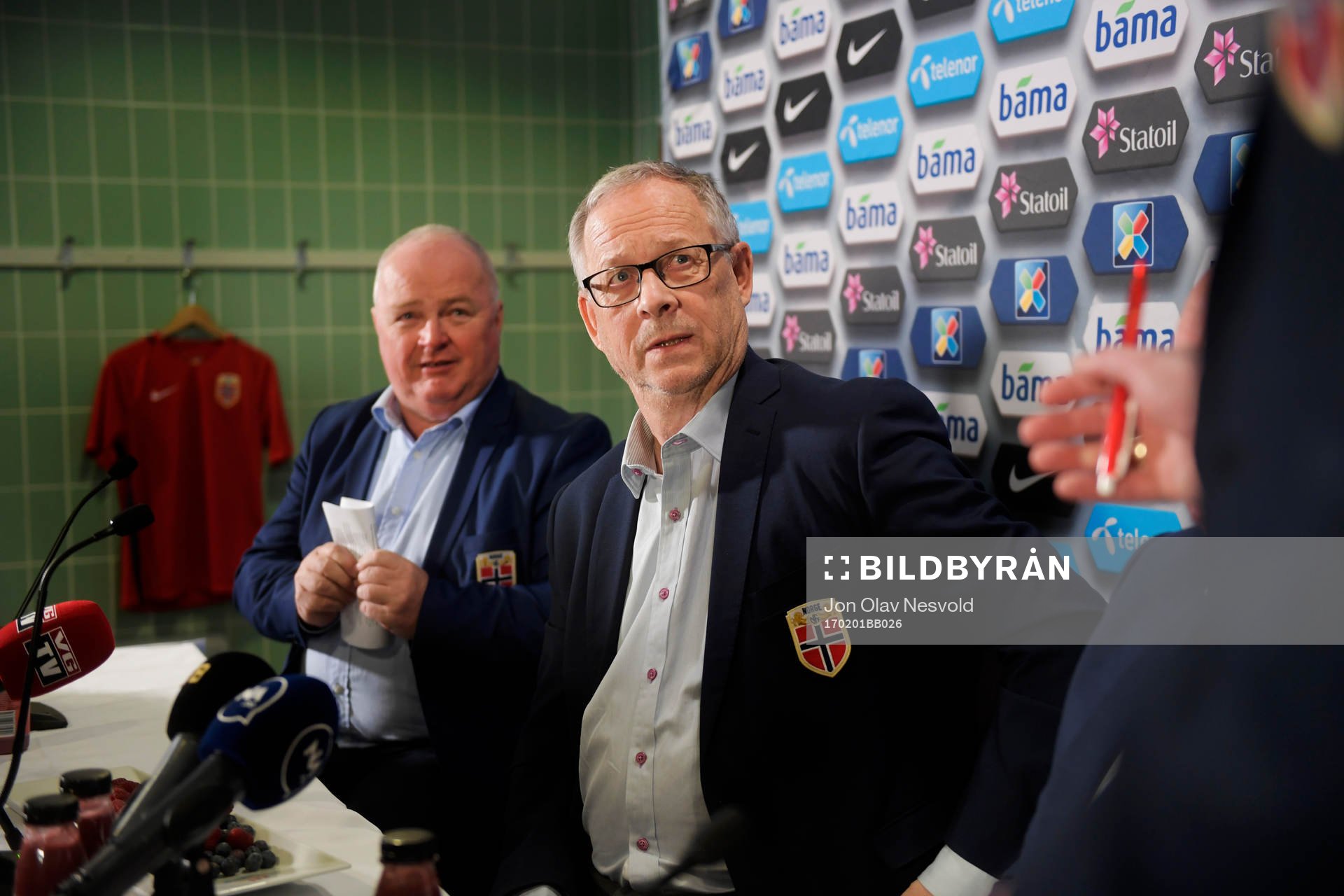 Terje Svendsen och Lars Lagerbäck som