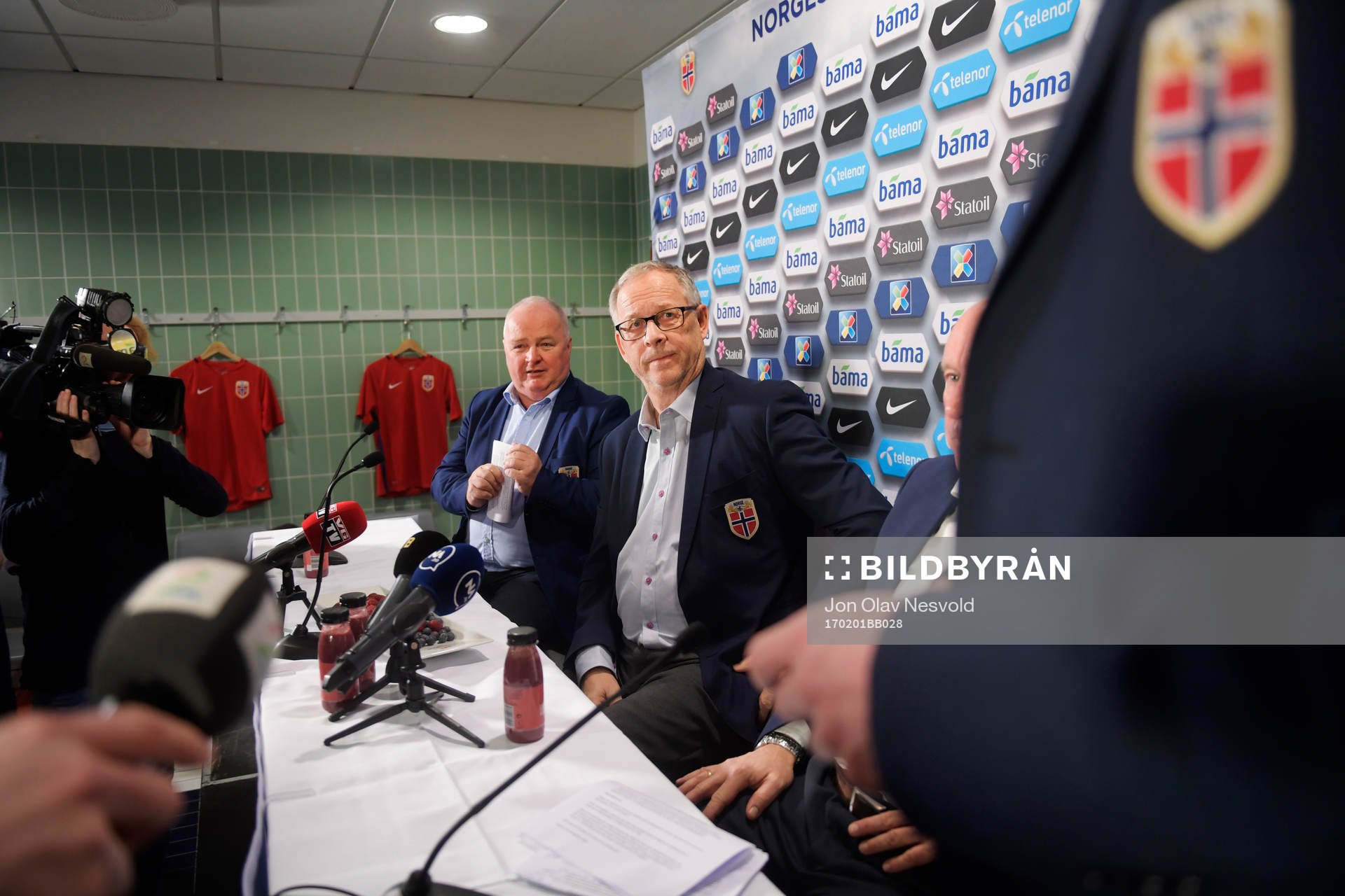 Terje Svendsen och Lars Lagerbäck som