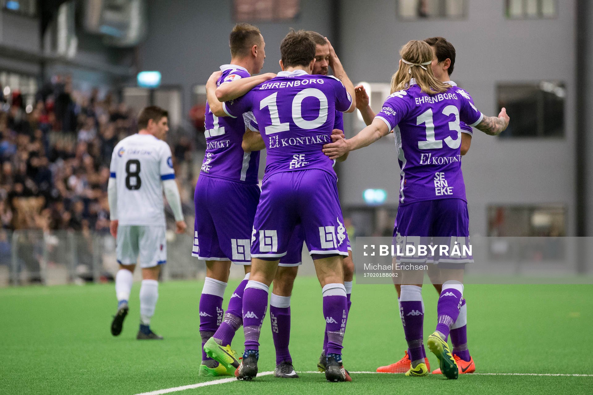 IFK Göteborgs Tobias Hysén jublar ihop med Emil