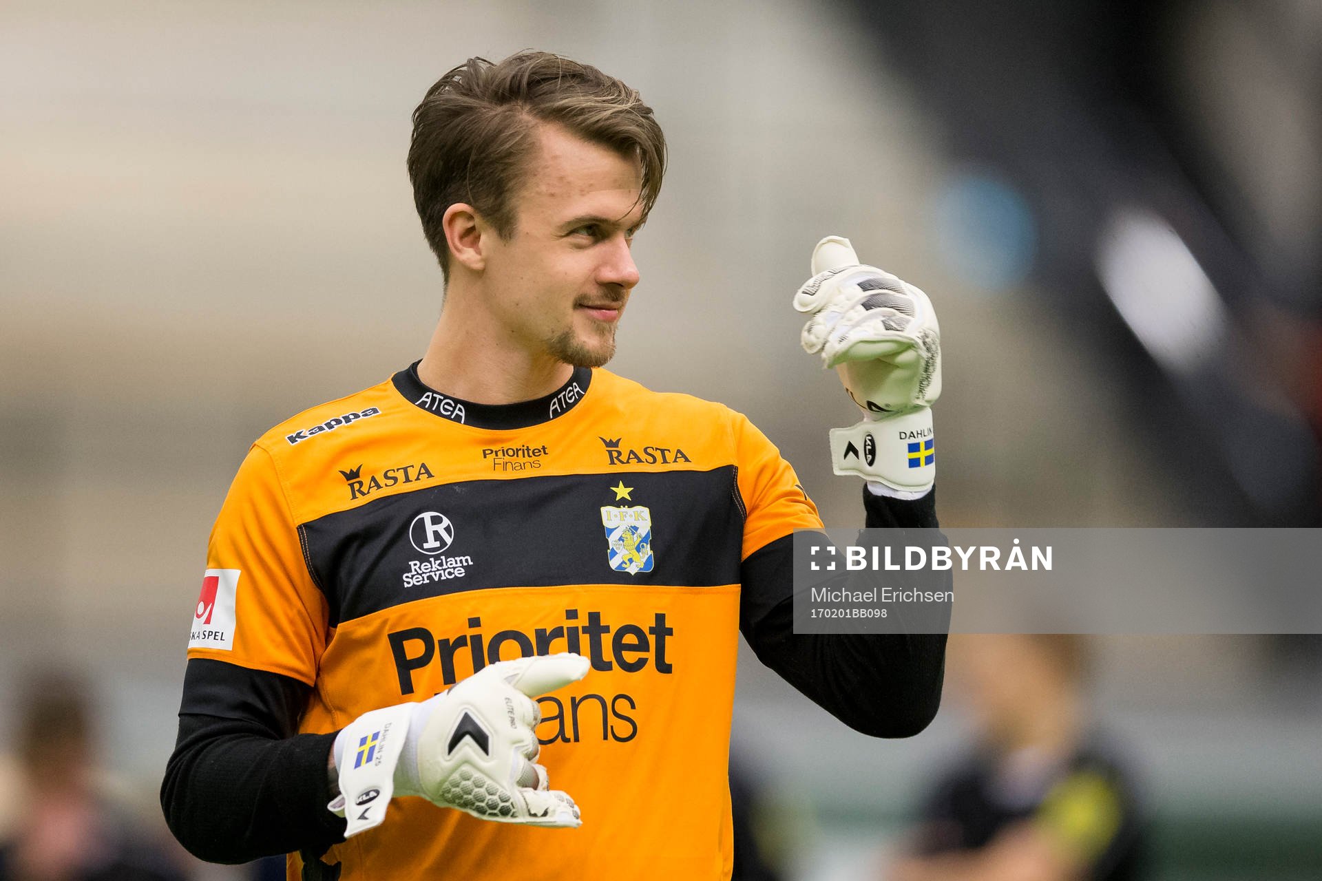 IFK Göteborgs målvakt Erik Dahlin