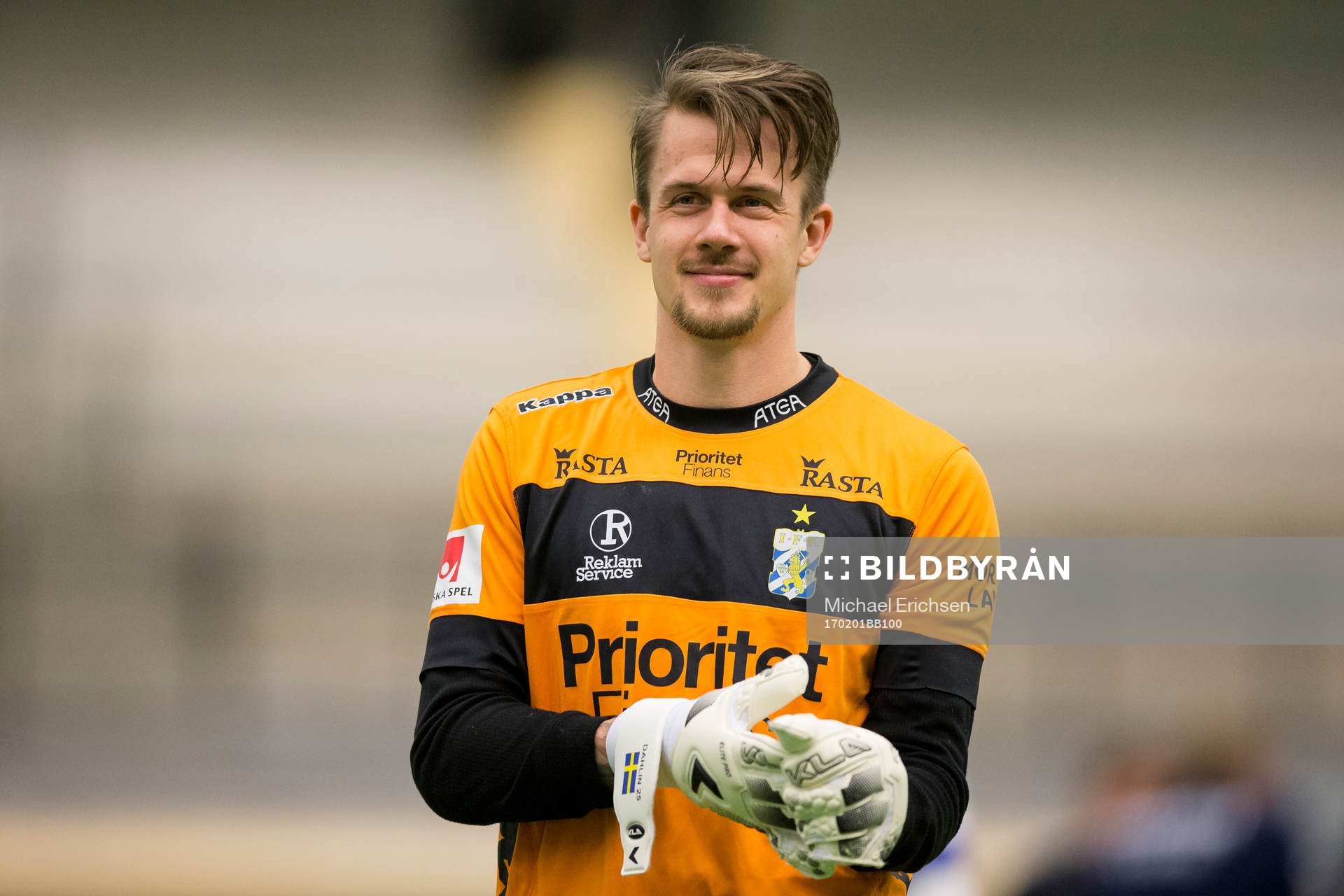IFK Göteborgs målvakt Erik Dahlin