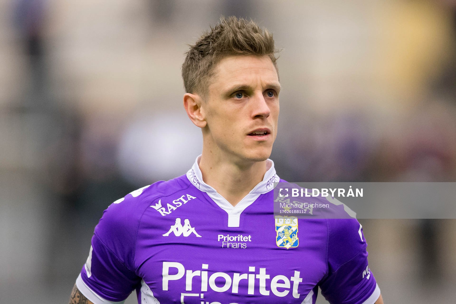 IFK Göteborgs Sören Rieks innan en träningsmatch i