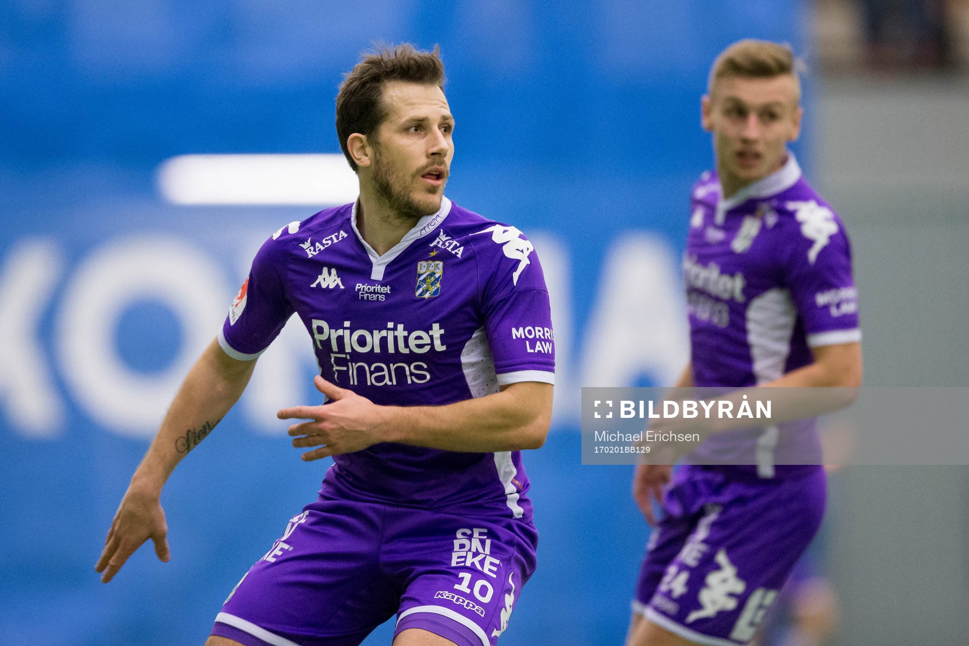 IFK Göteborgs Tobias Hysén och Sebastian Ohlsson