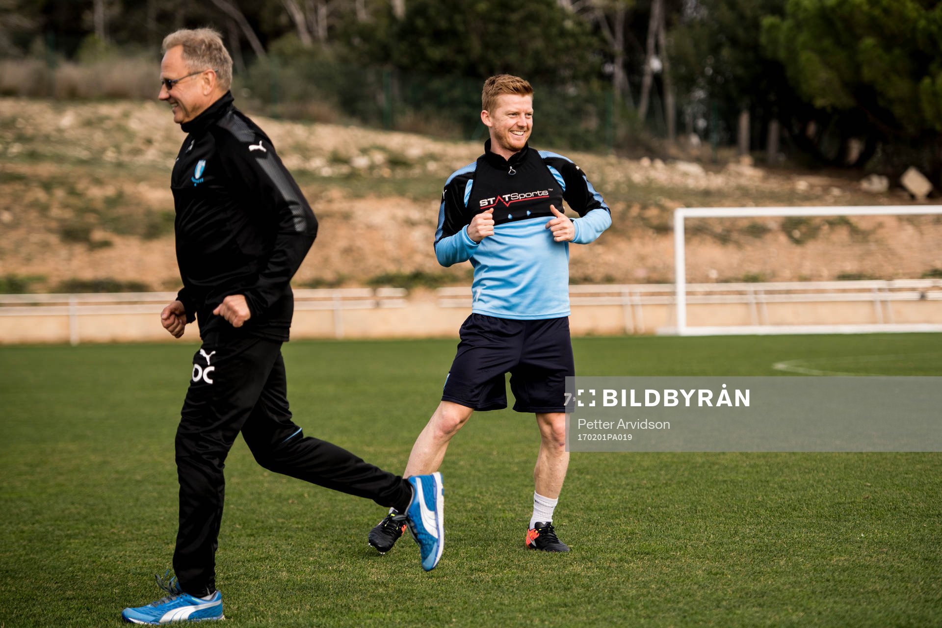Anders Christiansen och läkare Pär Herbertsson