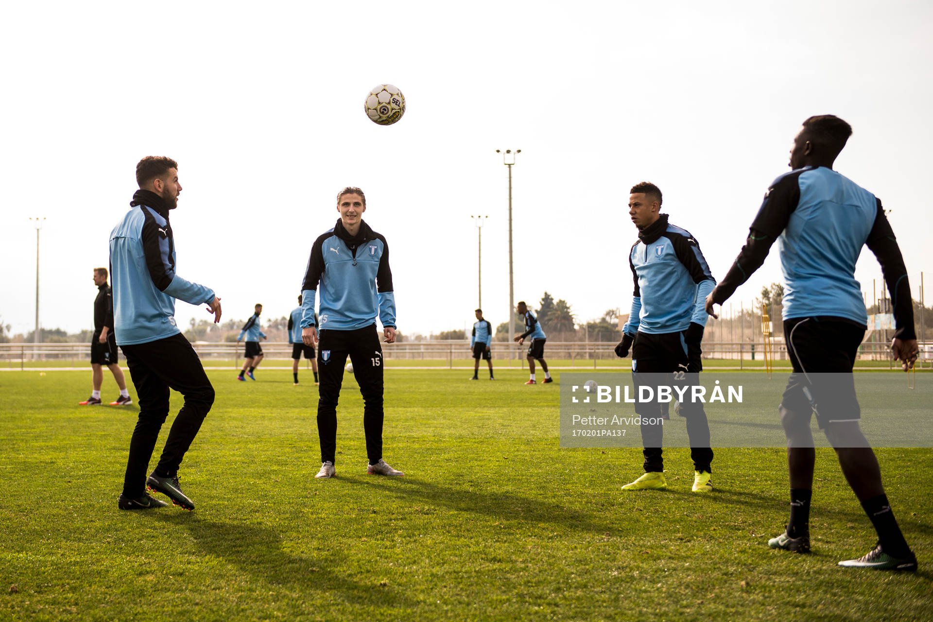 Erdal Rakip, Pawel Cibicki, Tobias Sana och Pa Konate