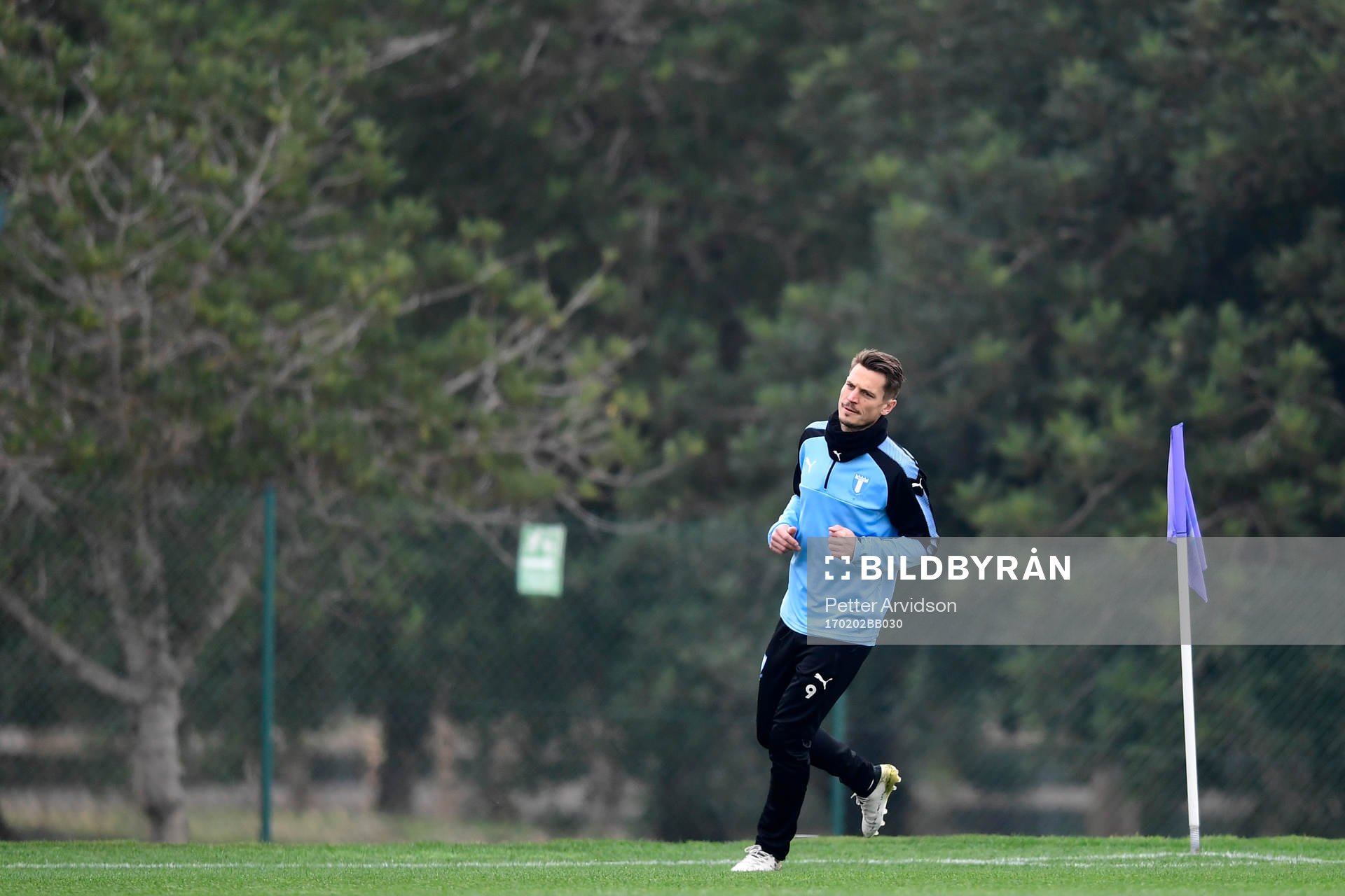 Malmö FFs Markus Rosenberg joggar