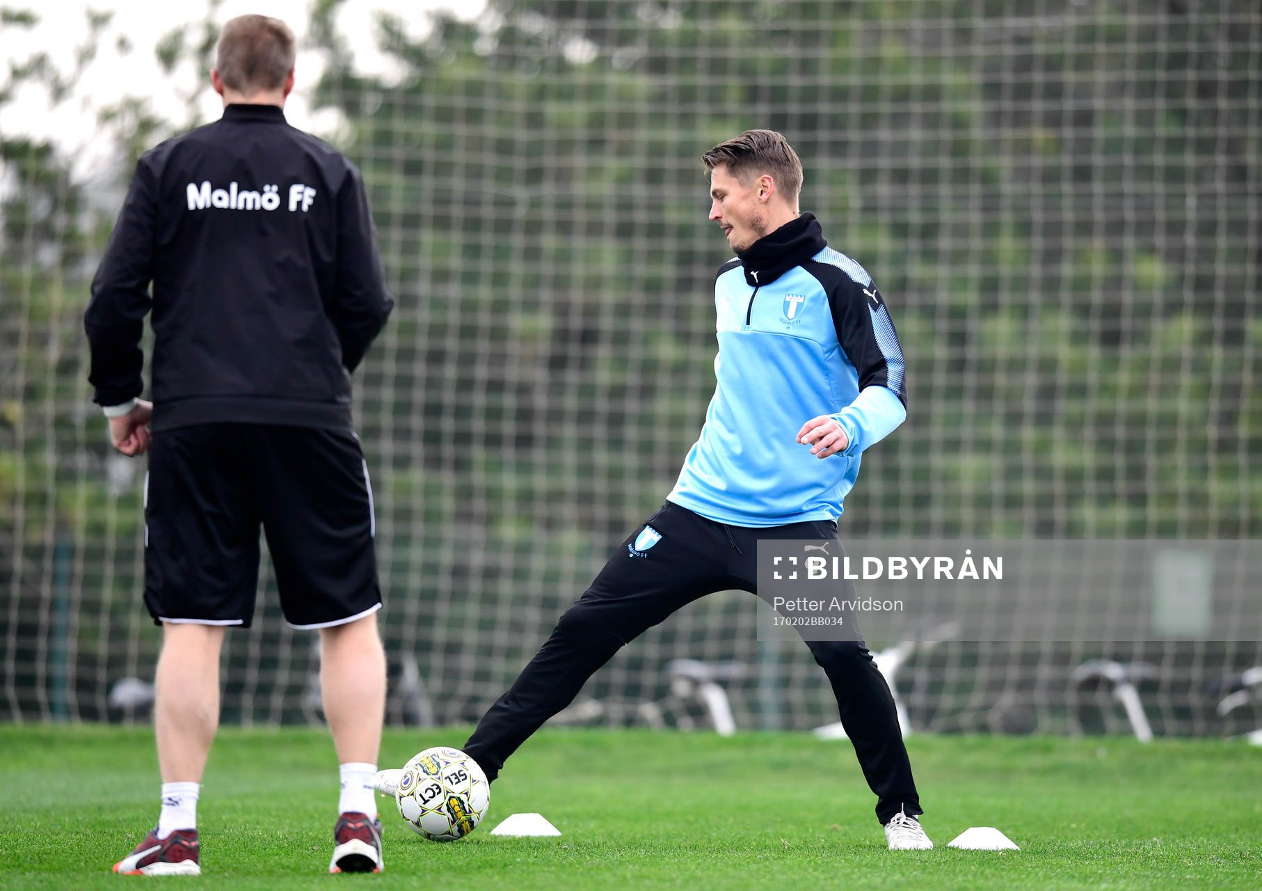 Malmö FFs Markus Rosenberg med boll