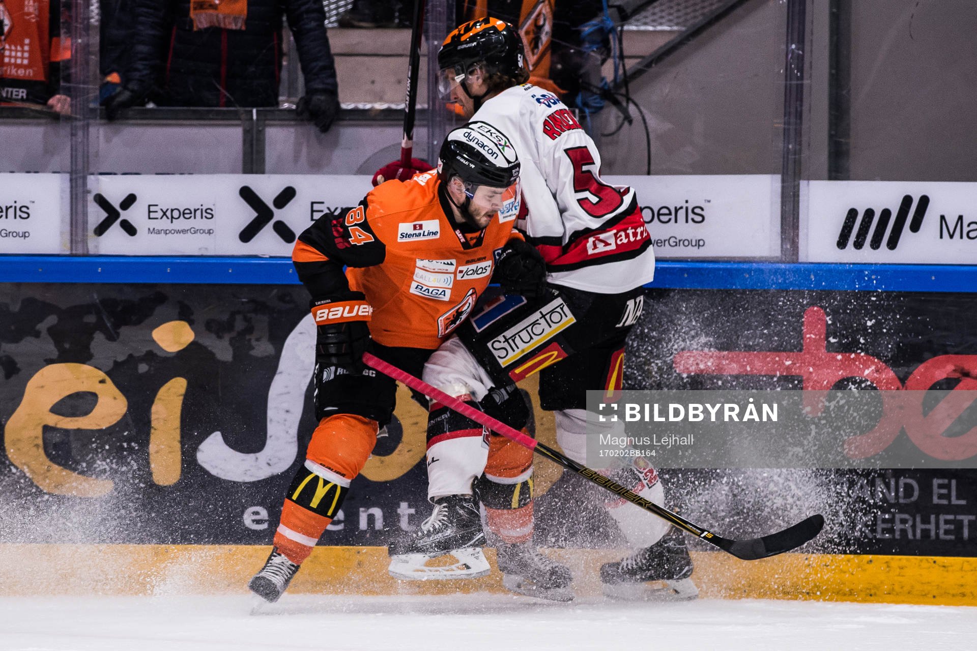 Karlskronas Jimmy Andersson  och Örebros Peter Andersson i