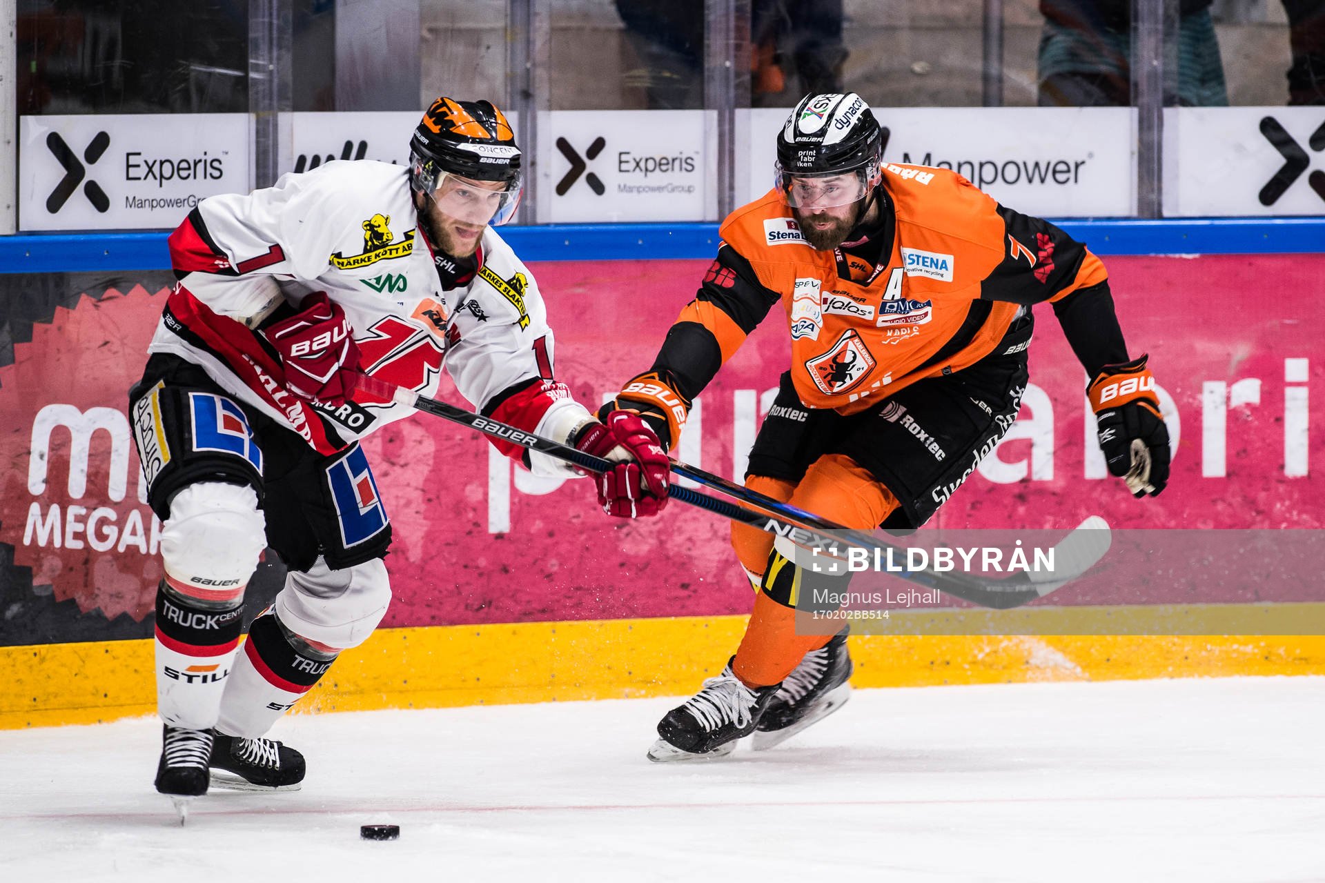 Örebros Tom Wandell  och Karlskronas Mattias Karlsson