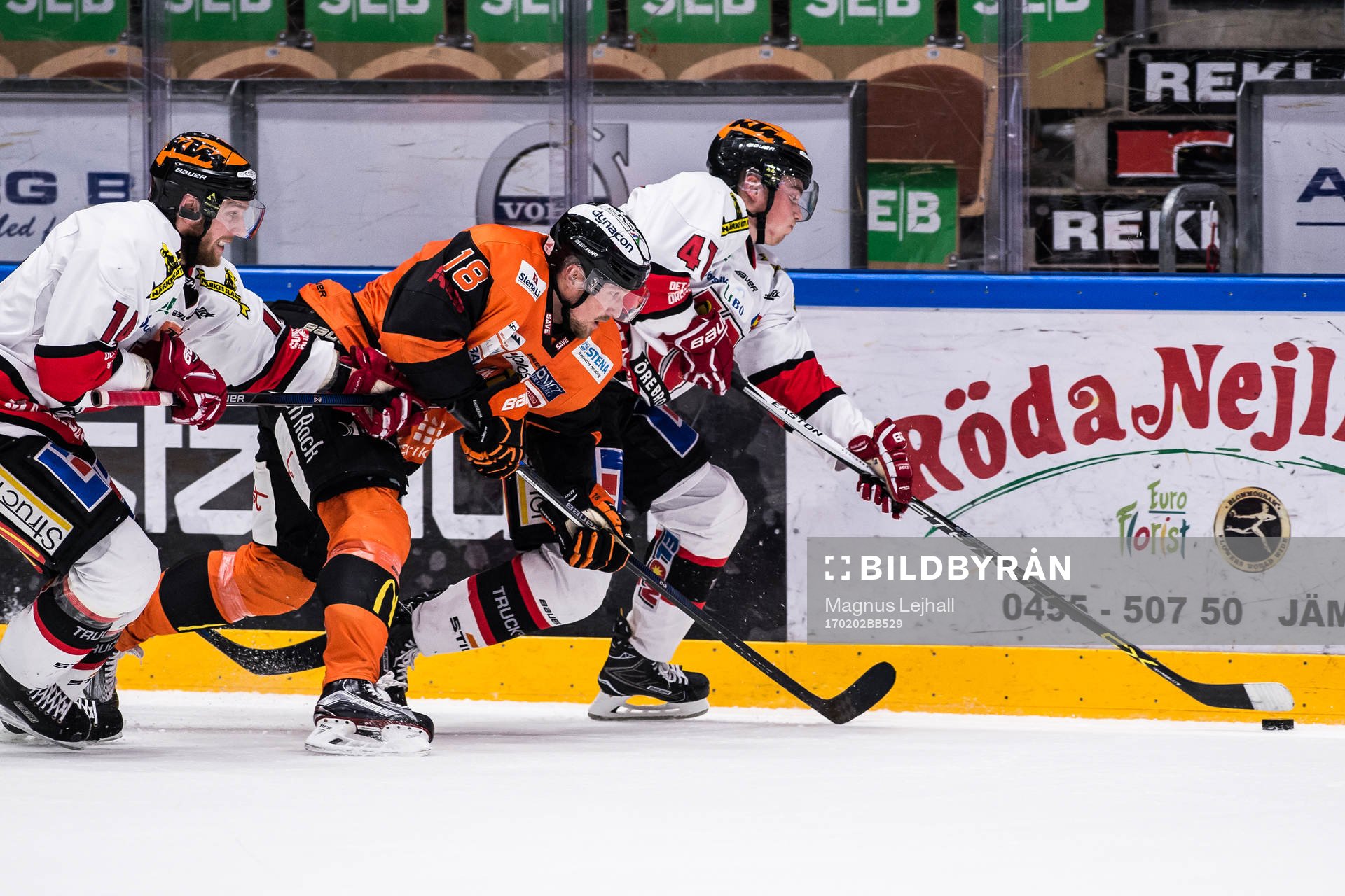 Karlskronas Emil Larsson och Örebros Joel Mustonen