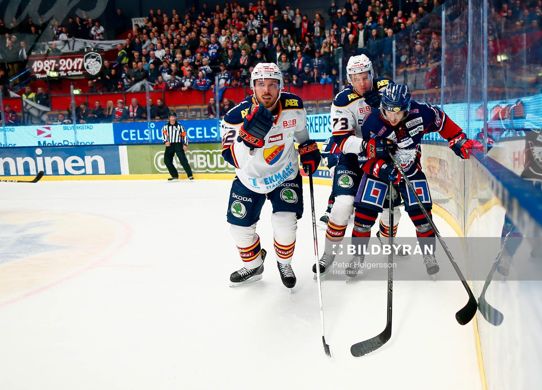 Djurgårdens Mikael Ahlén, Adam Ollas Mattsson och