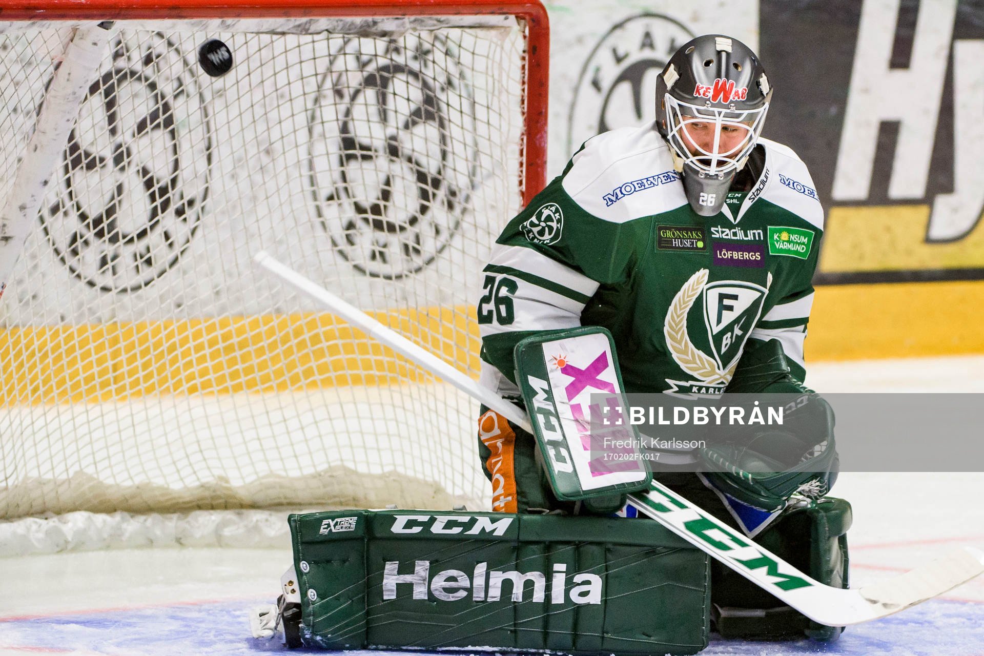 Färjestads målvakt Stefan Steen