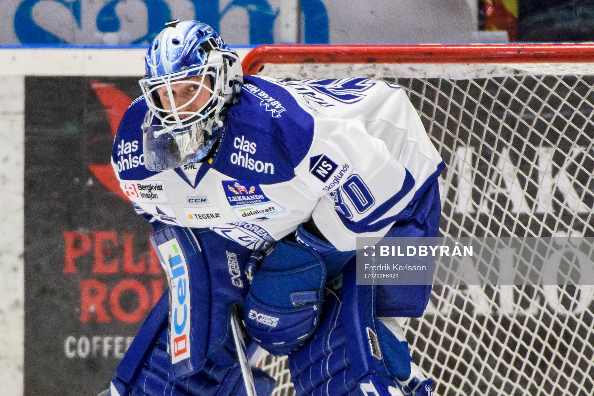 Leksands målvakt Henrik Haukeland