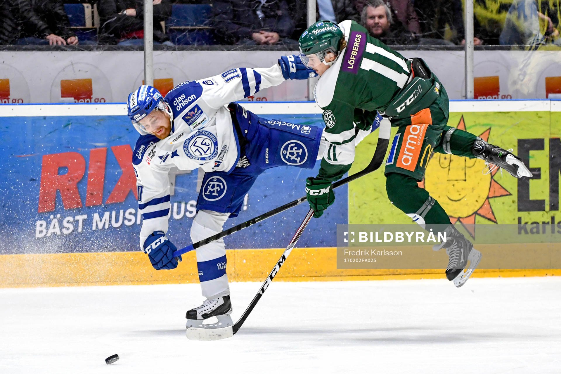 Leksands Mattias Ritola och Färjestads Joakim Nygård