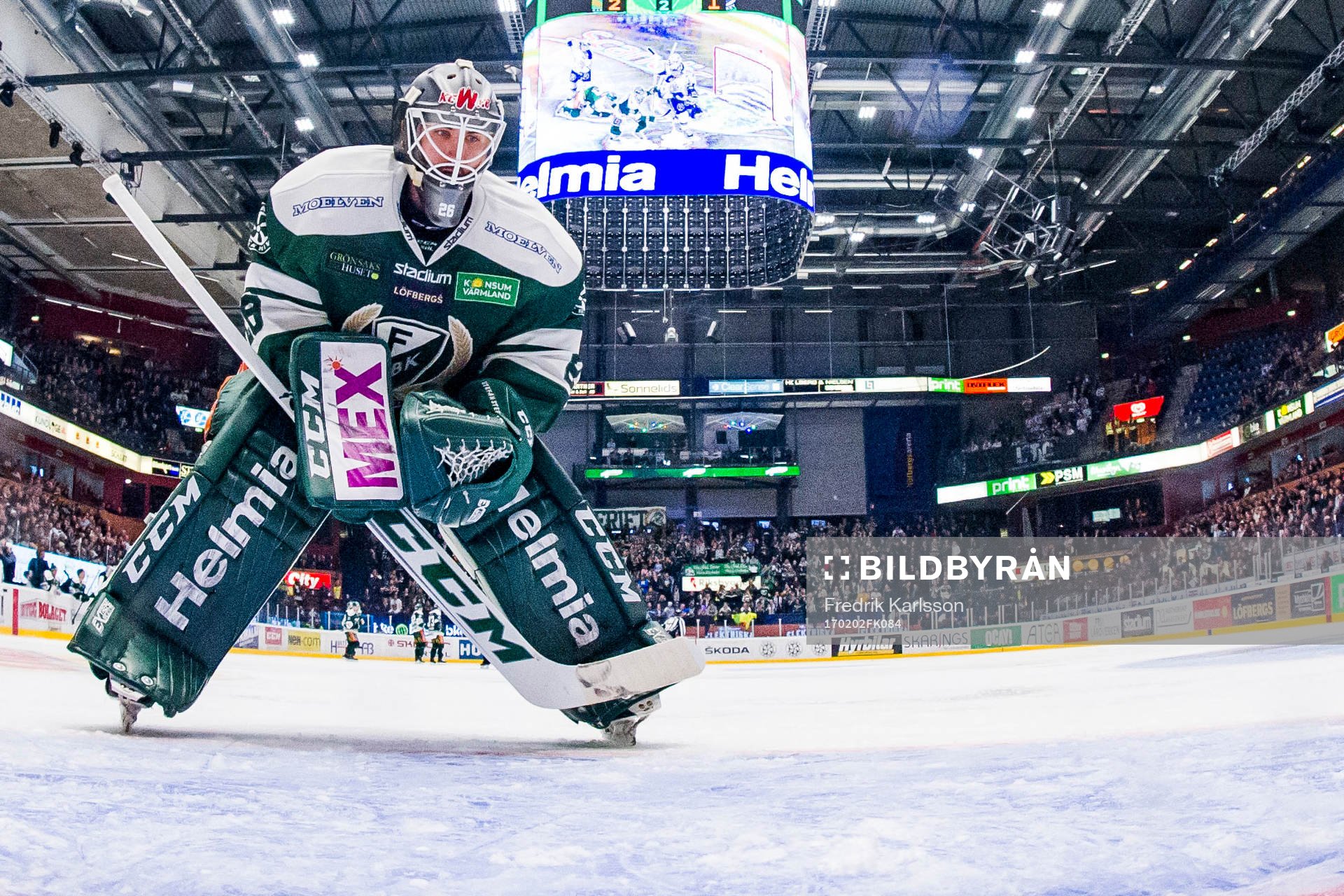 Färjestads målvakt Stefan Steen