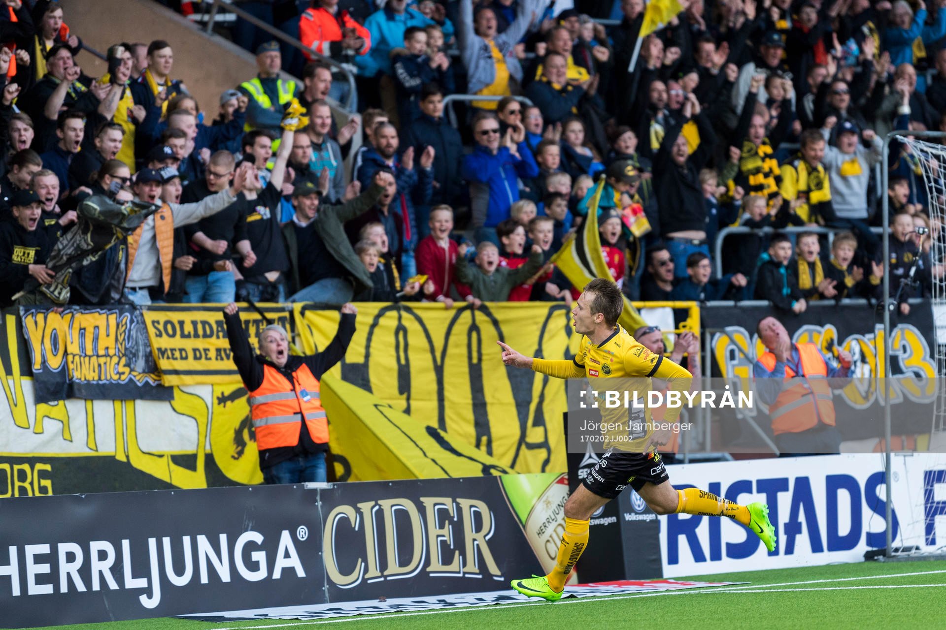 Elfsborgs Viktor Prodell jublar