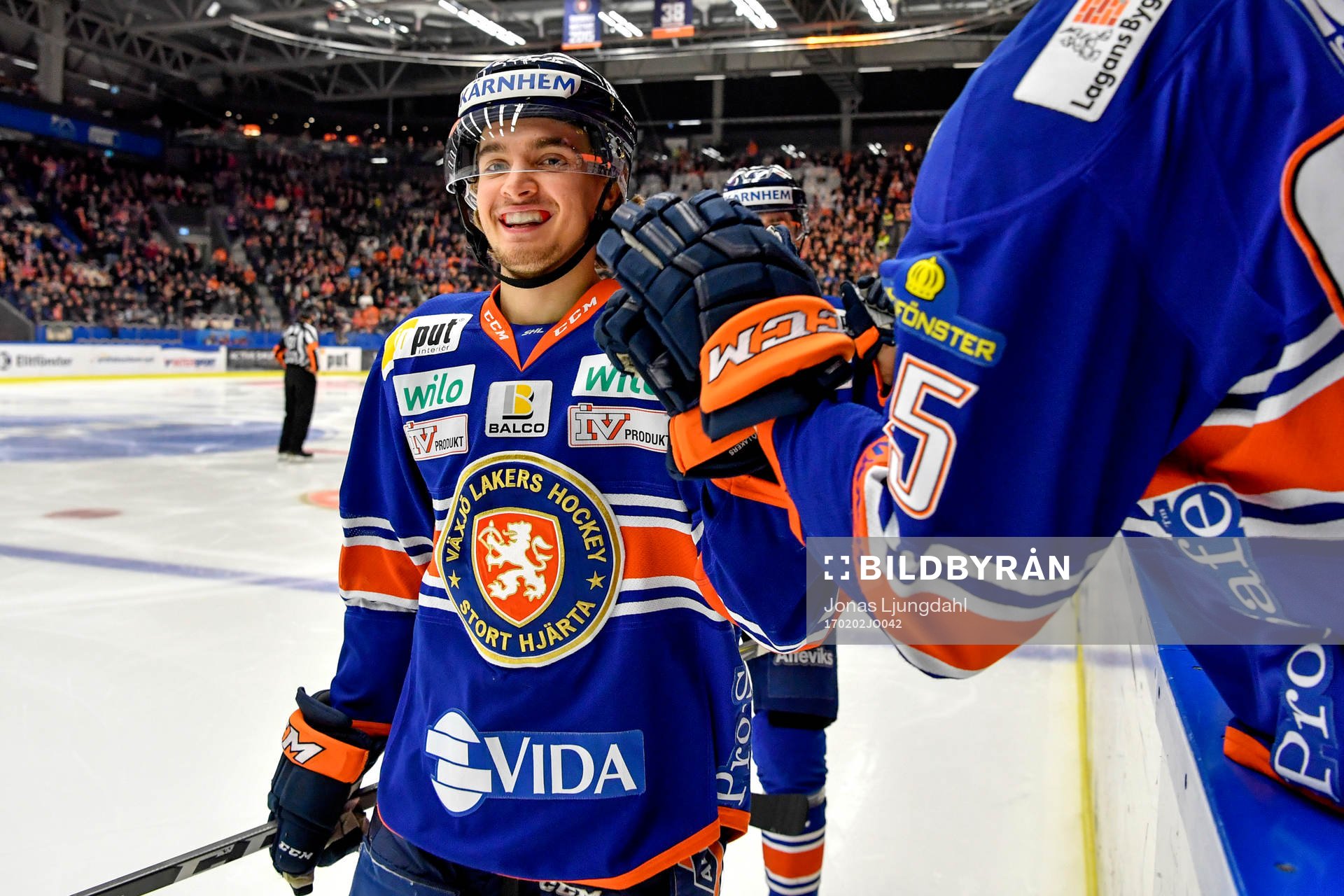 Växjös Adam Brodecki jublar