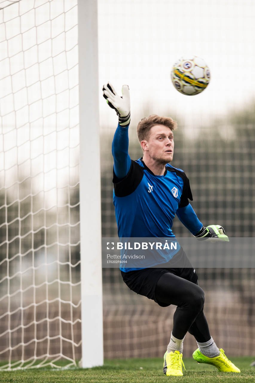 Målvakt Malkolm Nilsson