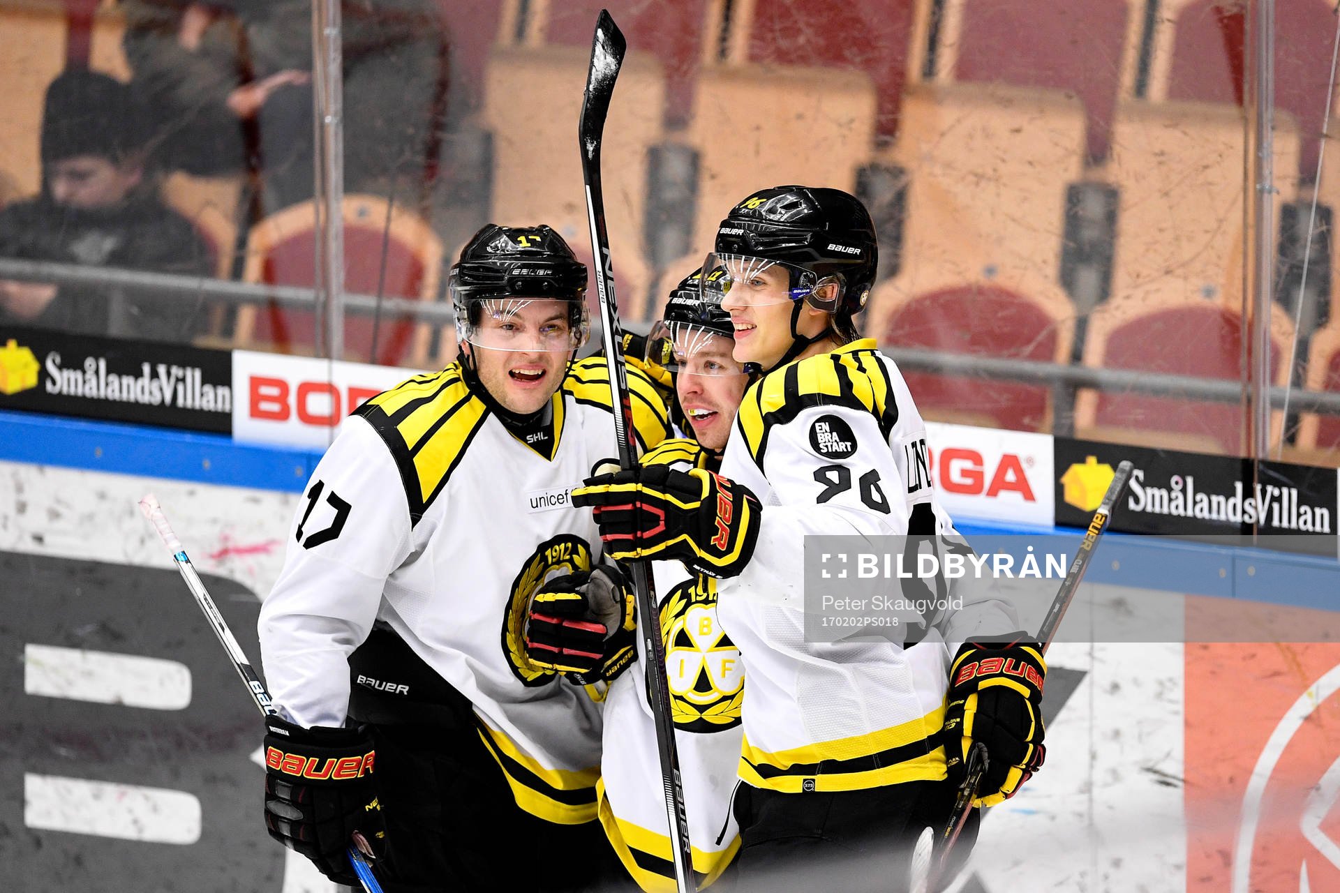 Brynäs Oskar Lindblom jublar