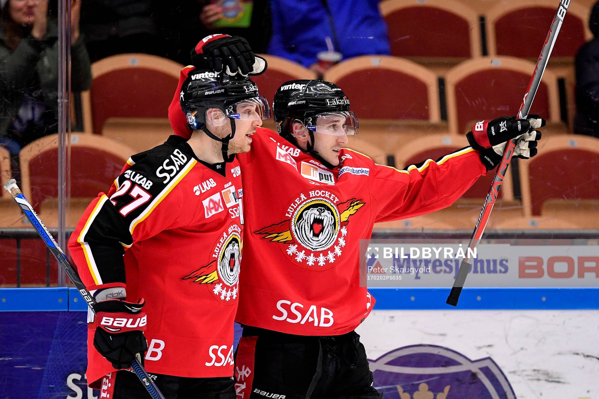 Luleås Bill Sweatt jublar