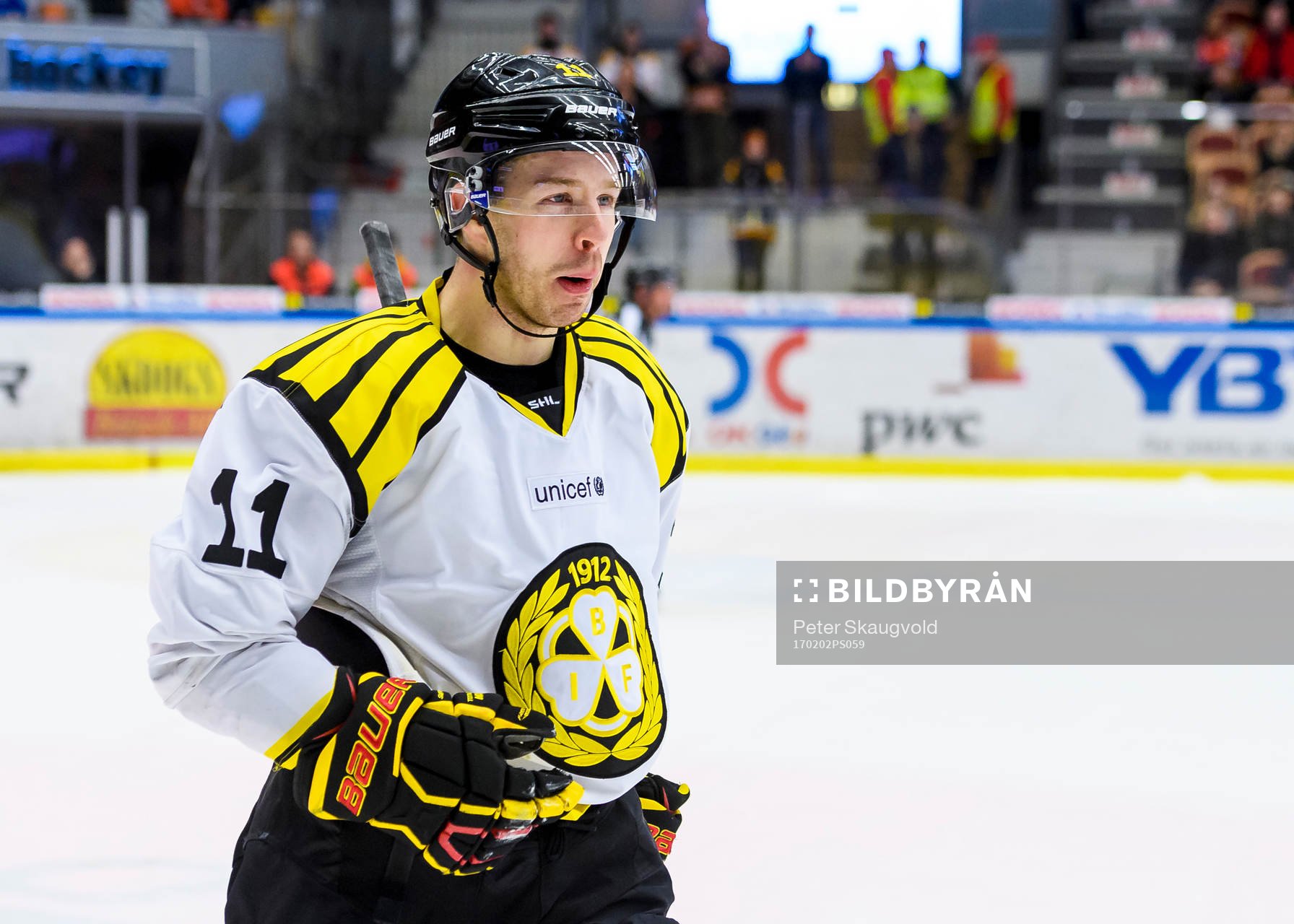 Brynäs Kevin Clark jublar