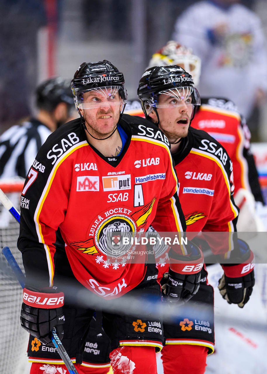Luleås Jan Sandström (v) och Oscar Engsund (h)