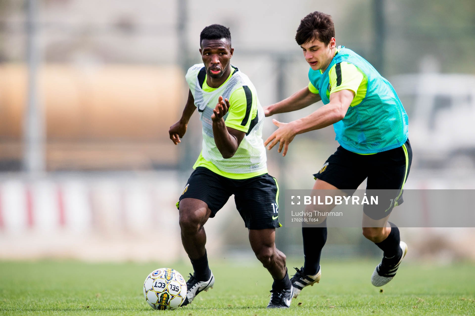 Mohammed Abubakari och Kevin Ackermann