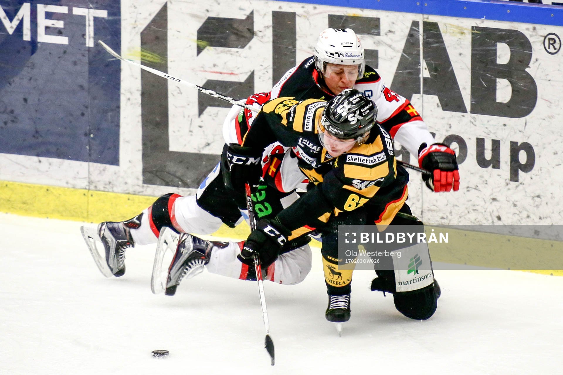 Malmö Redhawks Rhett Rakhshani och Skellefteås Sebastian