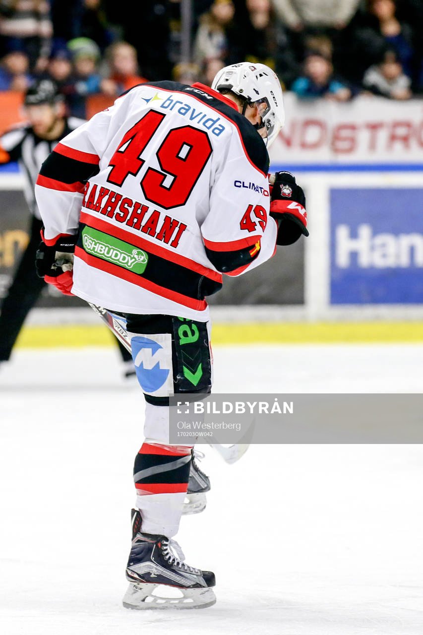 Malmö Redhawks Rhett Rakhshani jublar