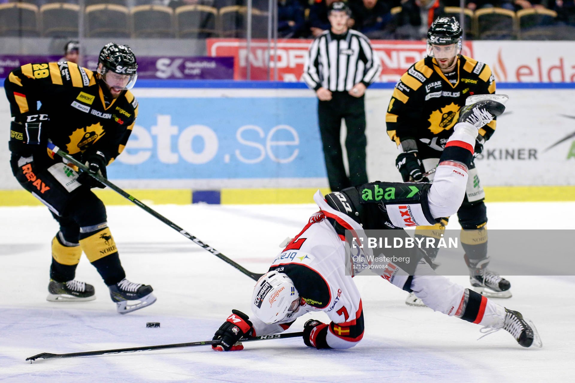 Malmö Redhawks Nils Andersson och Skellefteås Bud