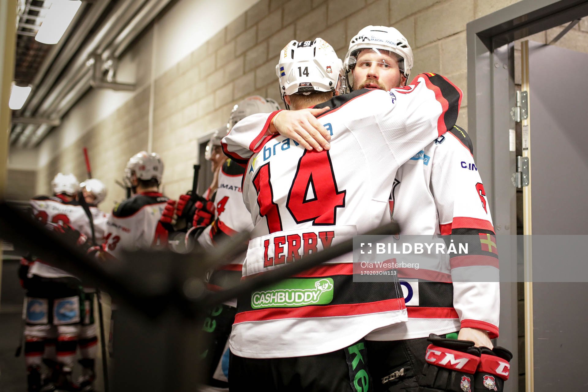 Malmö Redhawks Carl-Johan Lerby och Stefan Warg