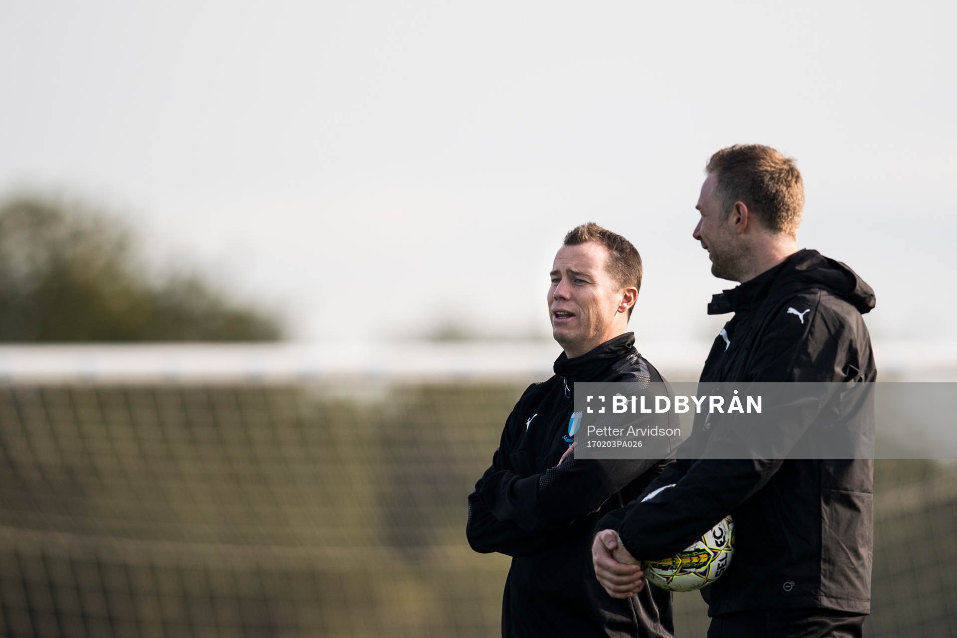 Sportchef Daniel Andersson och tränare Magnus Pehrsson
