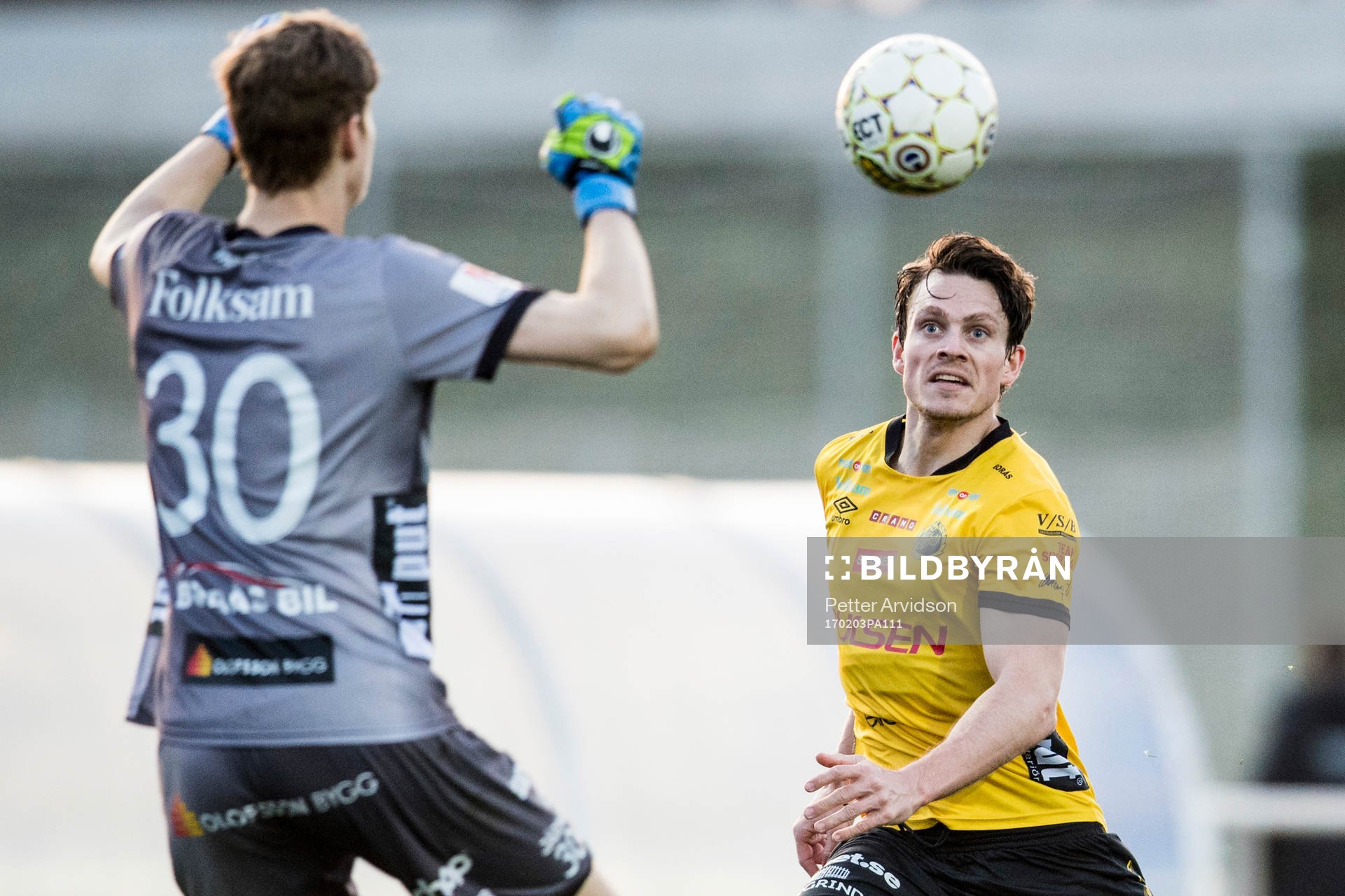 Elfsborgs Jörgen Horn och målvakt Tim Rönning