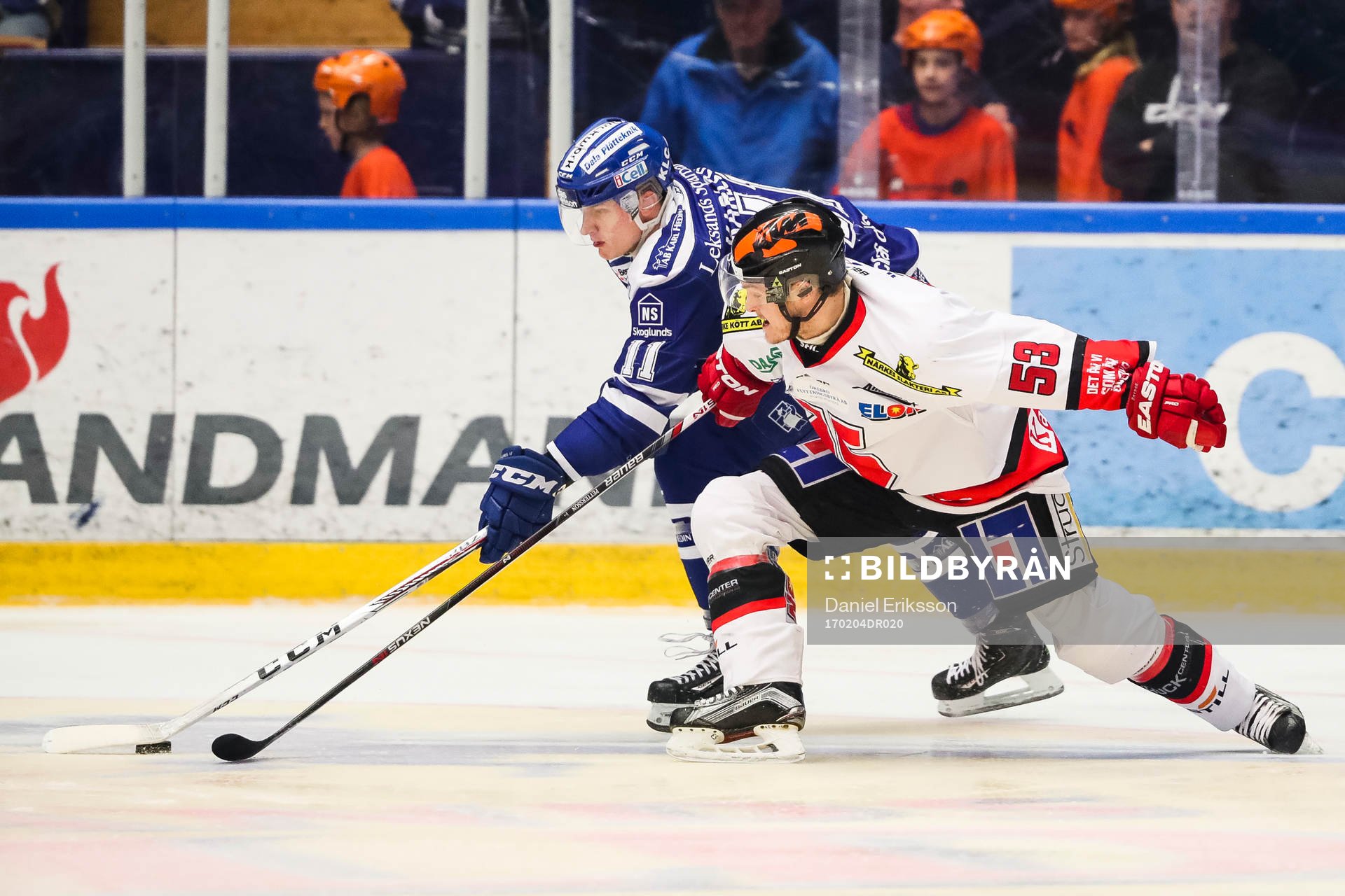 Leksands Martin Karlsson och Örebros Bobbo Petersson