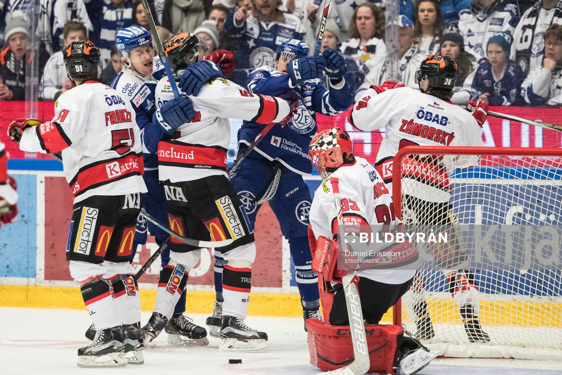 Leksands Sondre Olden och Örebros Gustav Backström och