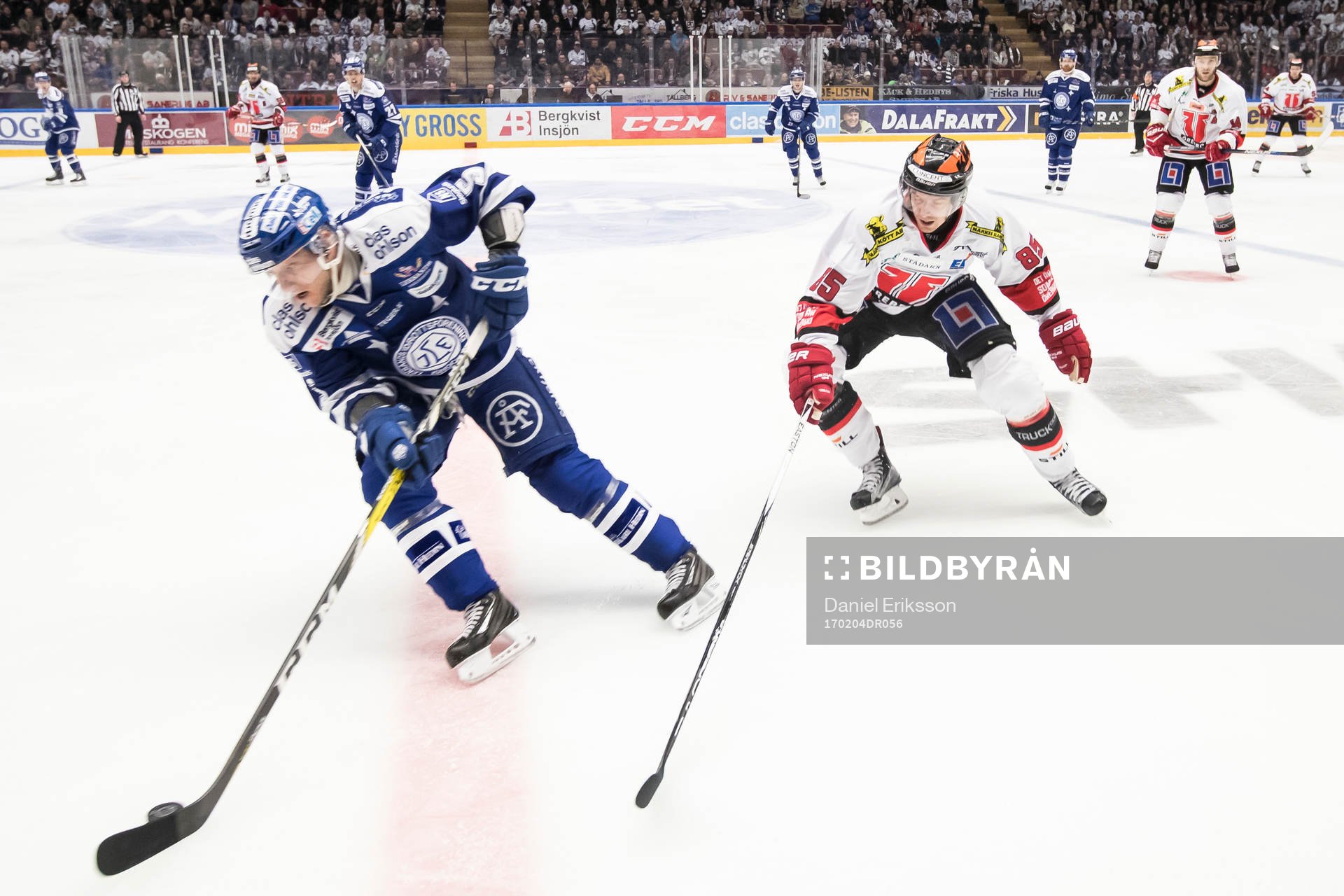 Leksands Ben Youds och Örebros Kalle Olsson i