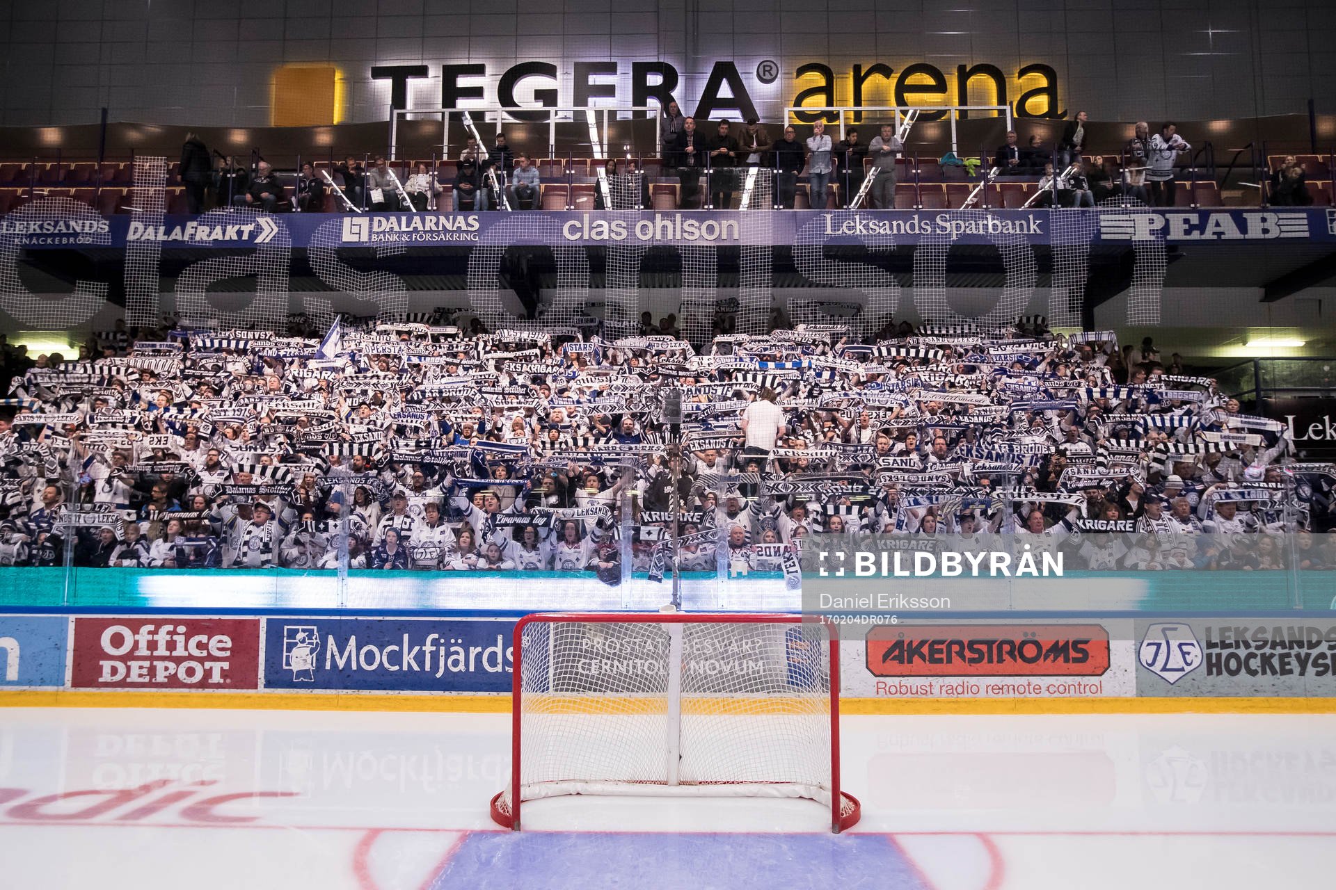 Leksands superstars innan ishockeymatchen i SHL mellan
