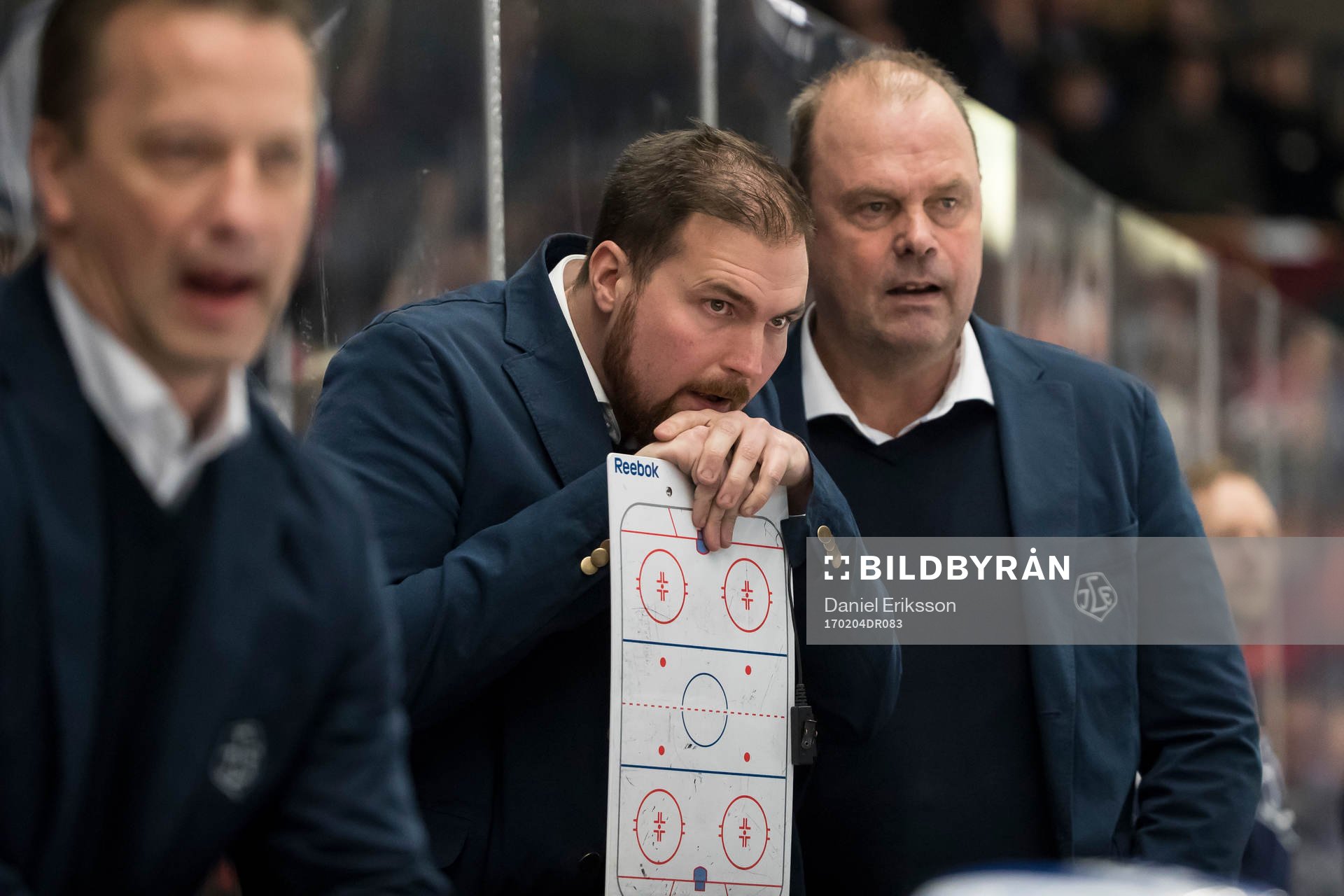 Leksands assisterande tränare Gereon Dahlgren och tränare