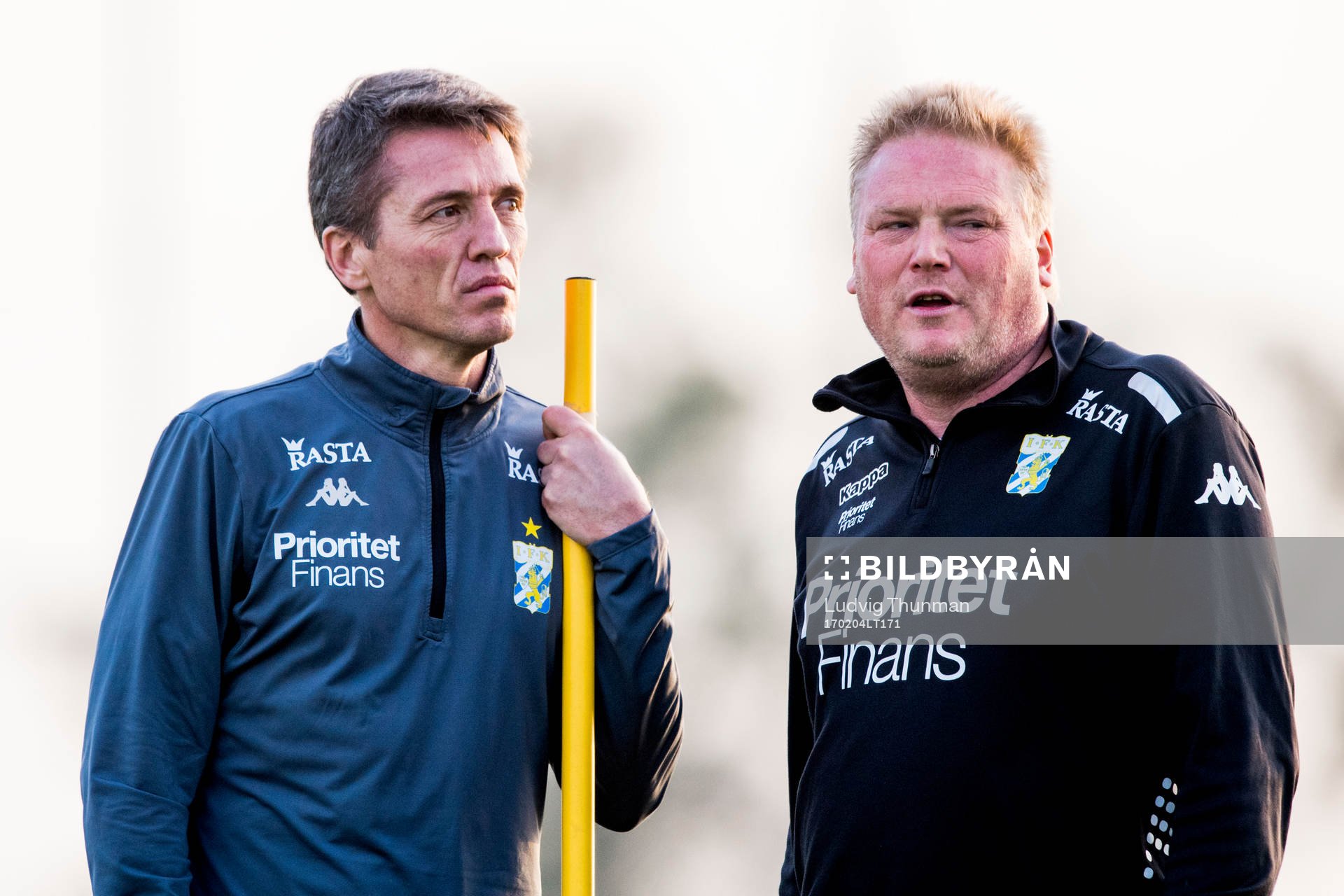 Sportchef Mats Gren och tränare Jörgen Lennartsson