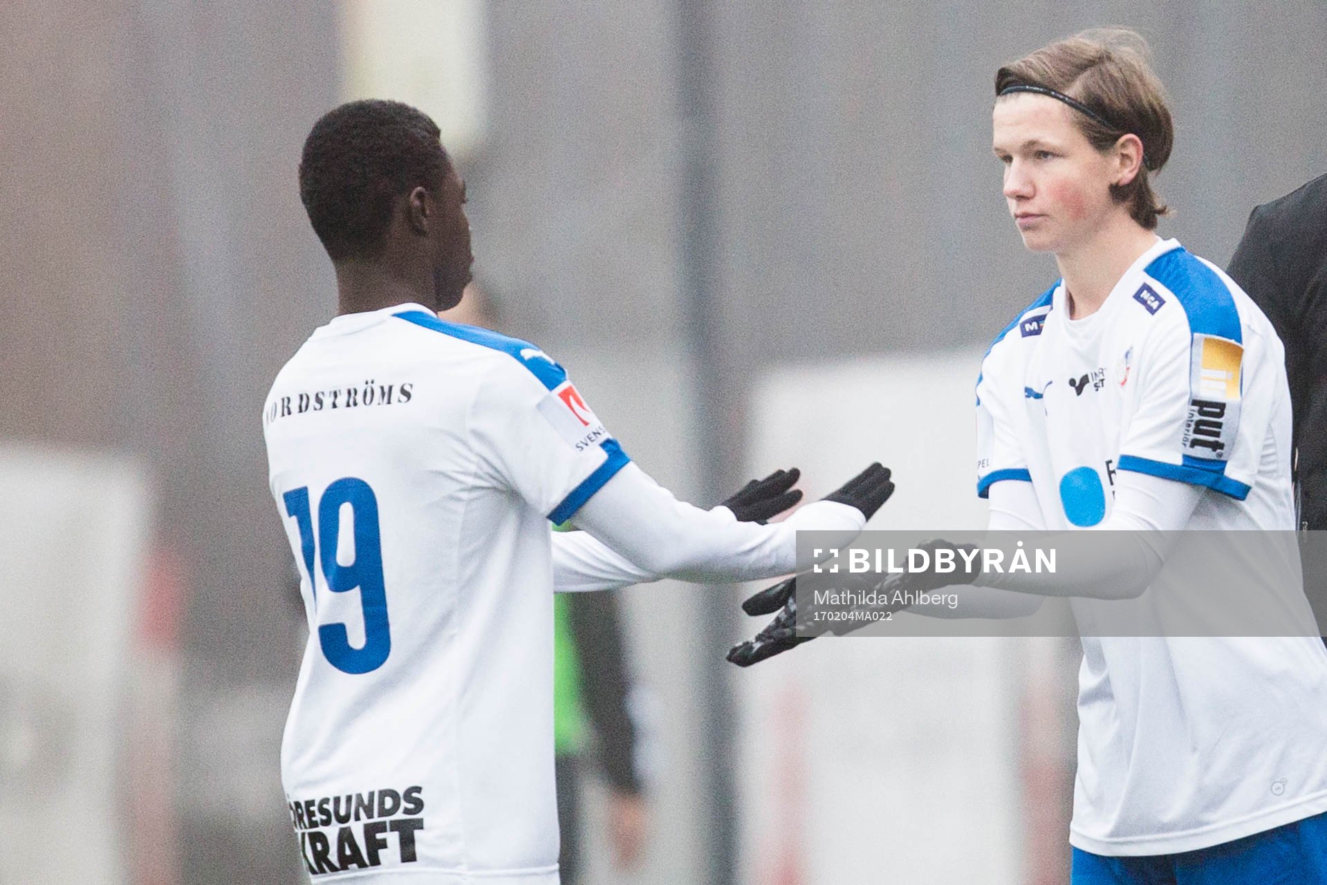 Helsingborgs Erik Kitolano och Max Svensson