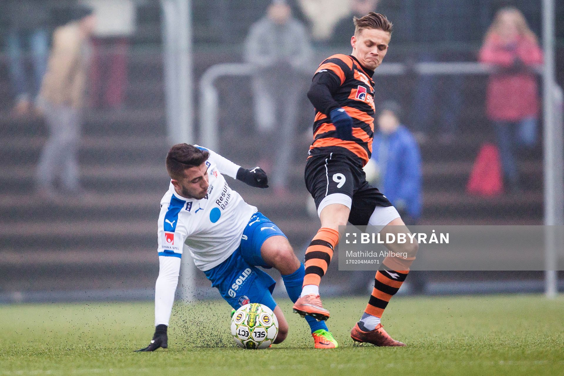Helsingborgs Moustafa Zeidan och Helsingørs André Riel