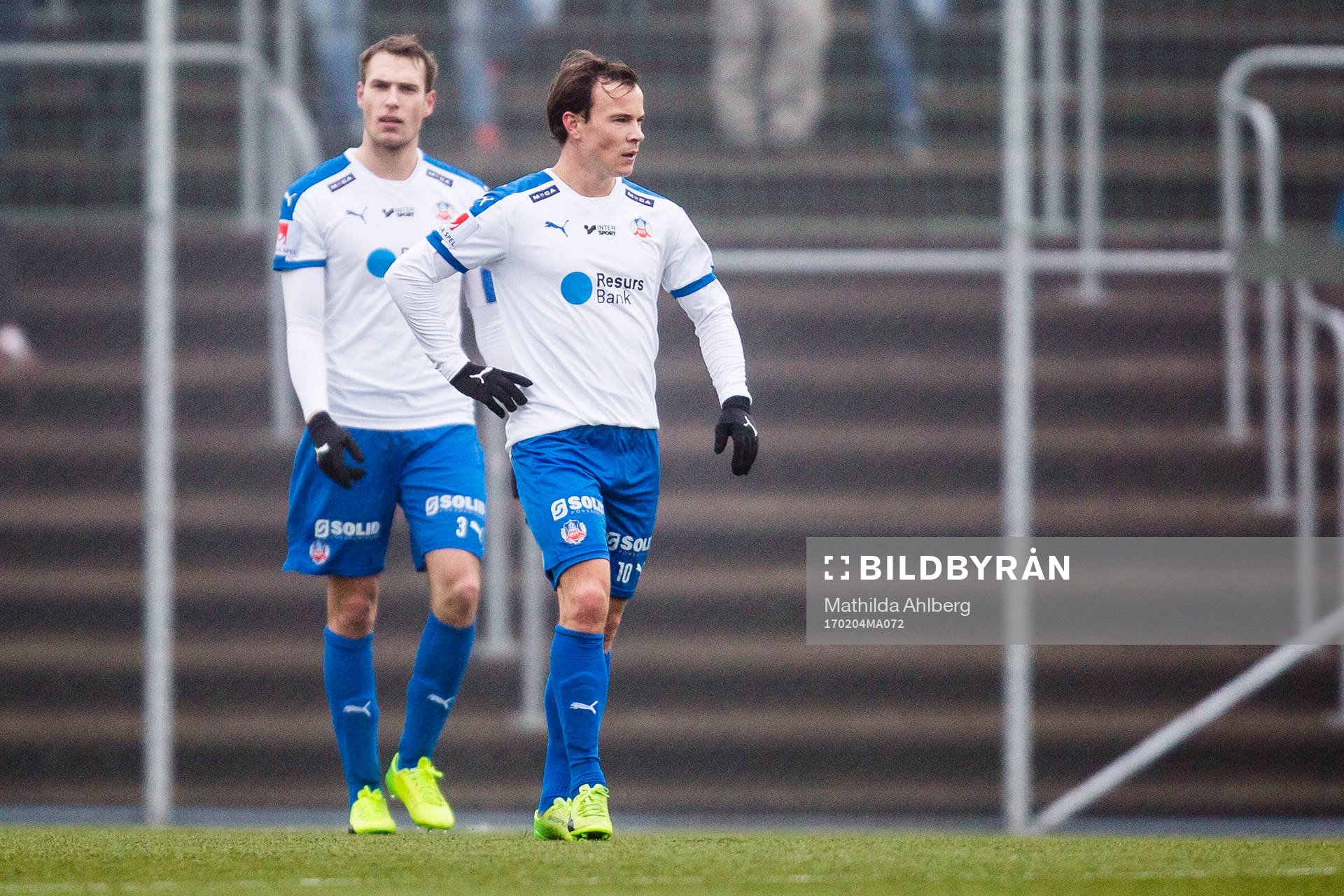 Helsingborgs Anton Wede och Frederik Helstrup deppar